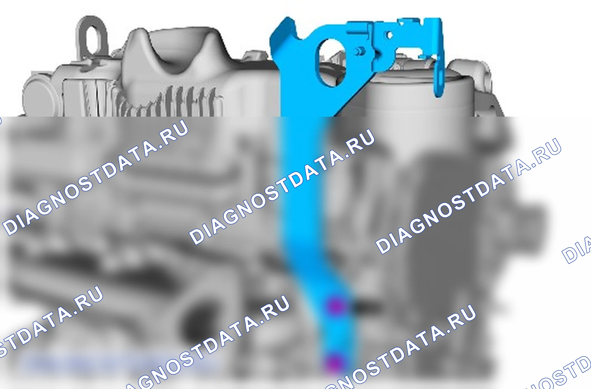 Как снять присоединяемые детали двигателя. Ford Transit VIII
