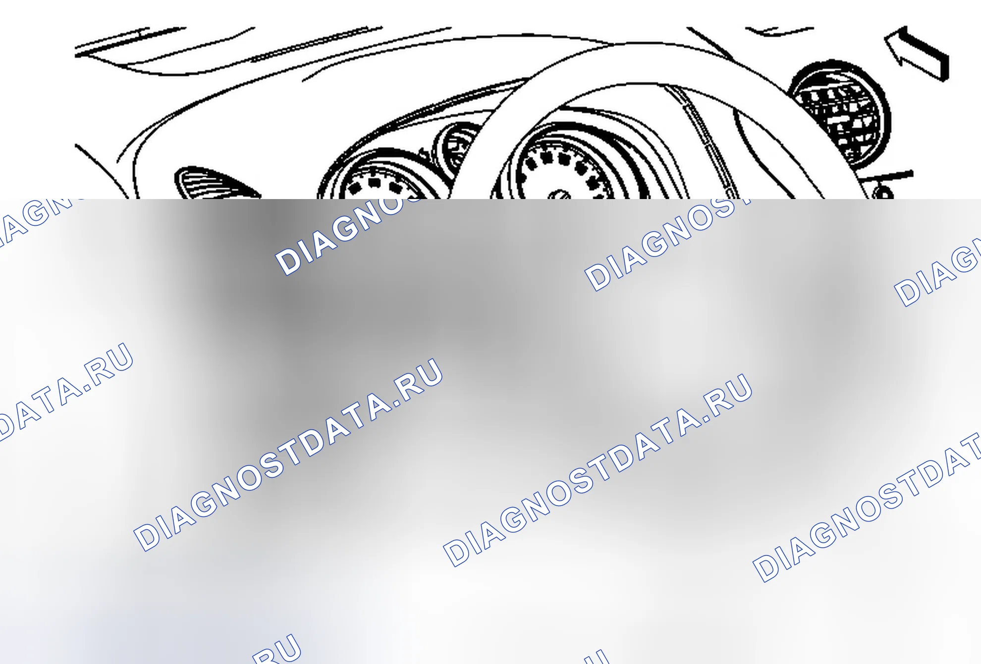 Рис. 14: Замена переключателя фар. Chevrolet Captiva I рестайлинг