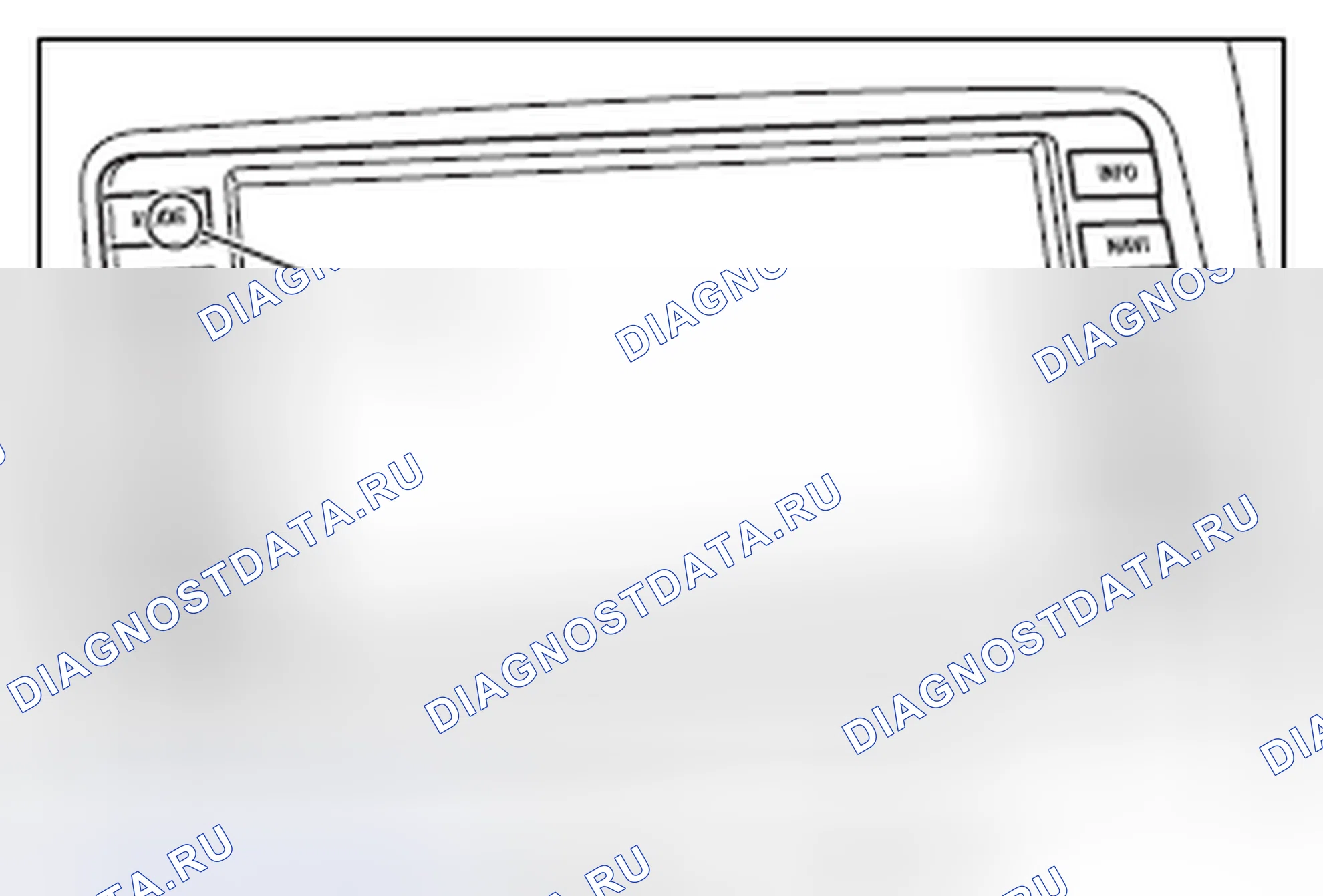 Рис. 450: РАБОТА НА ЭКРАНЕ РЕЖИМА A / V. Mazda MX-5 NB