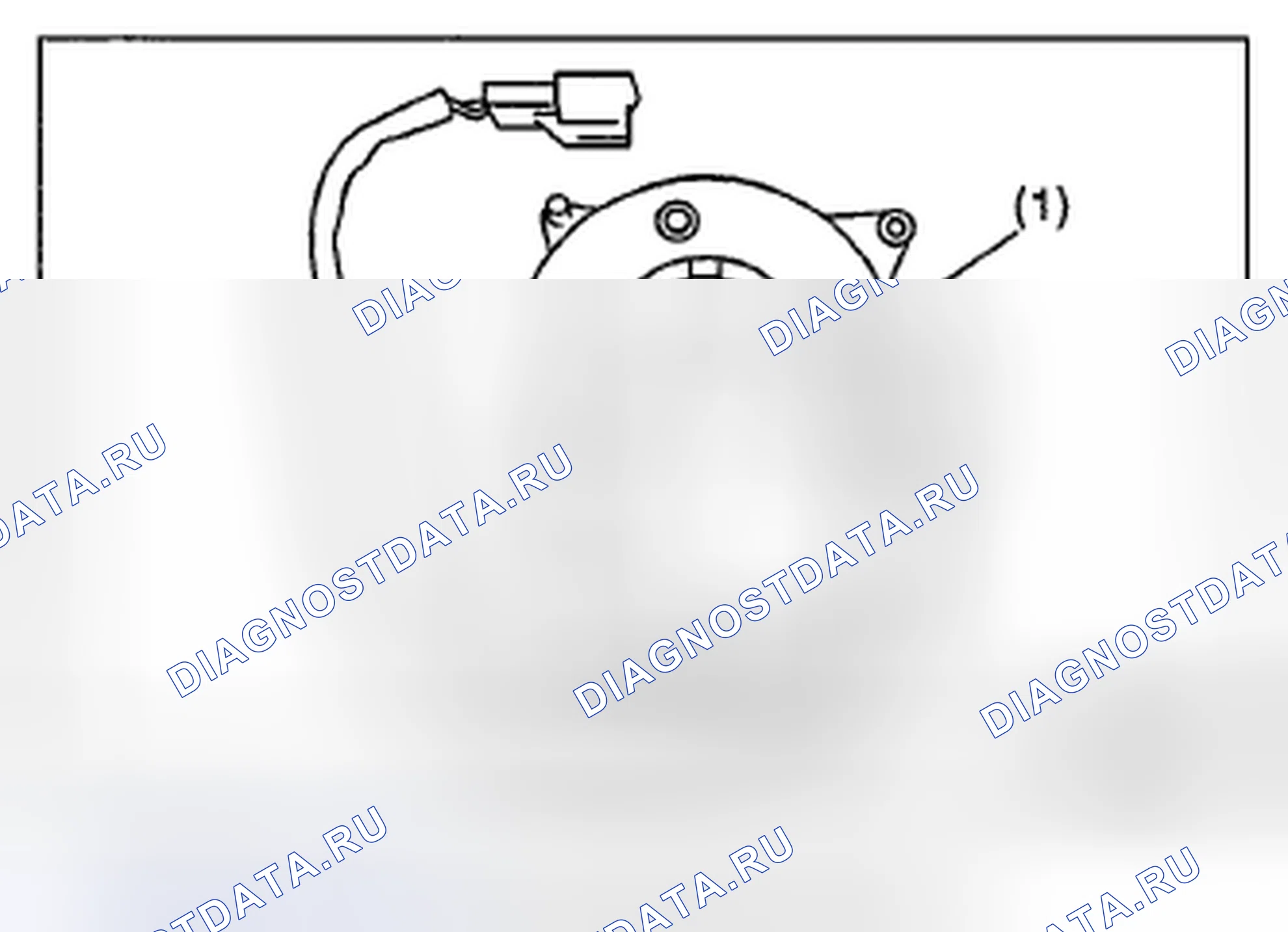 Рис. 155: ДАТЧИК УГЛА ПОВОРОТА РУЛЯ. Subaru Impreza WRX STI GR