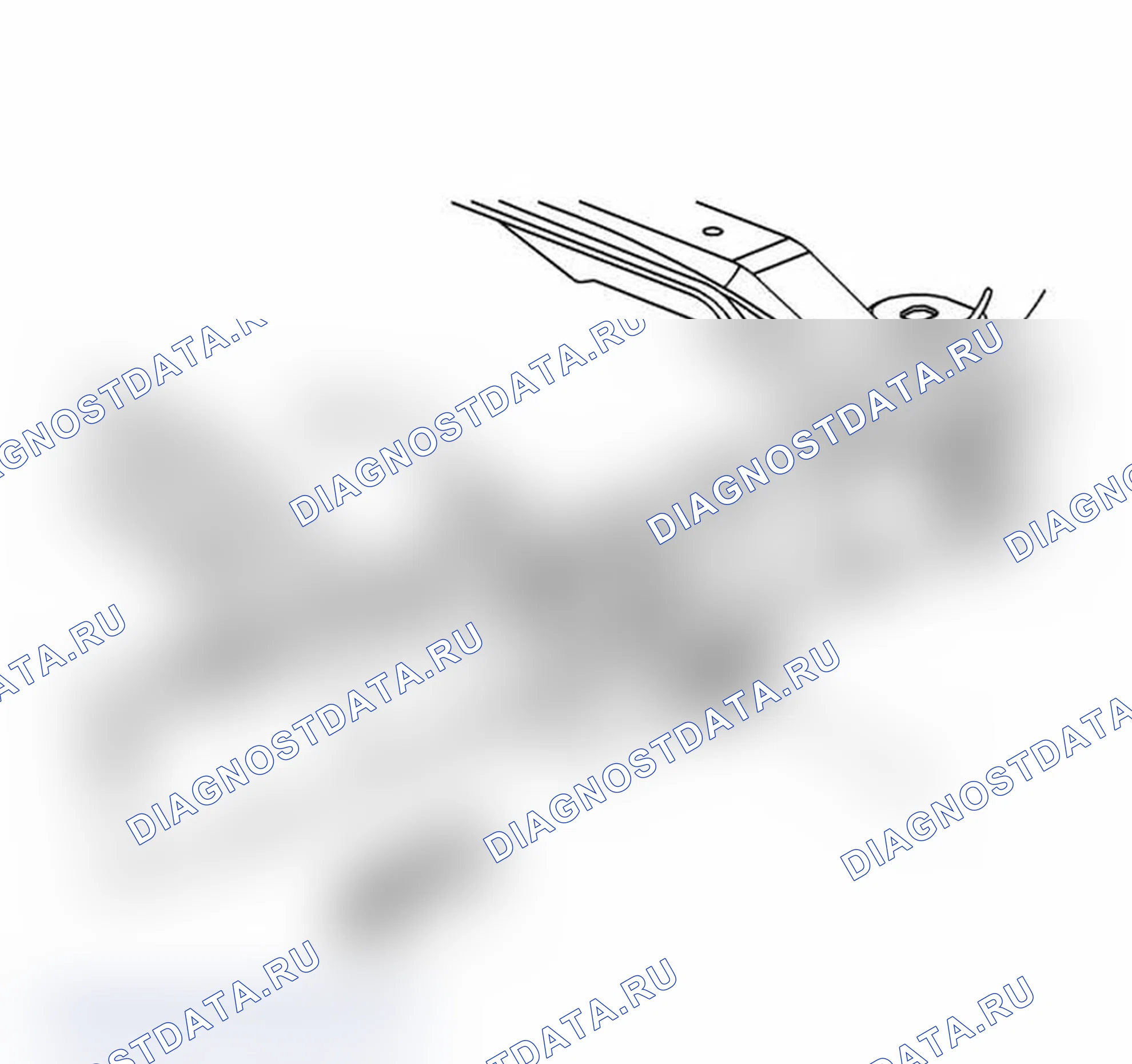 Рис. 69: Левая задняя рамная направляющая (LMF). Chevrolet Express G1500 