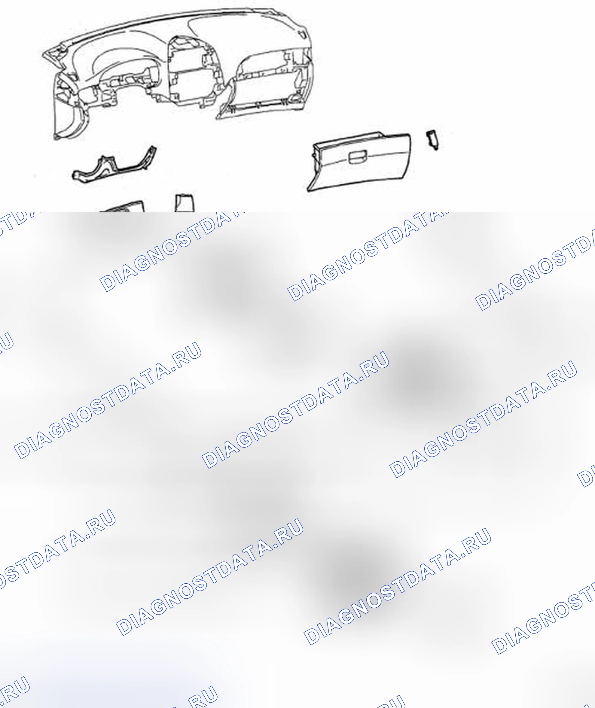Рис. 78: КОМПОНЕНТЫ. Toyota Sienna II рестайлинг