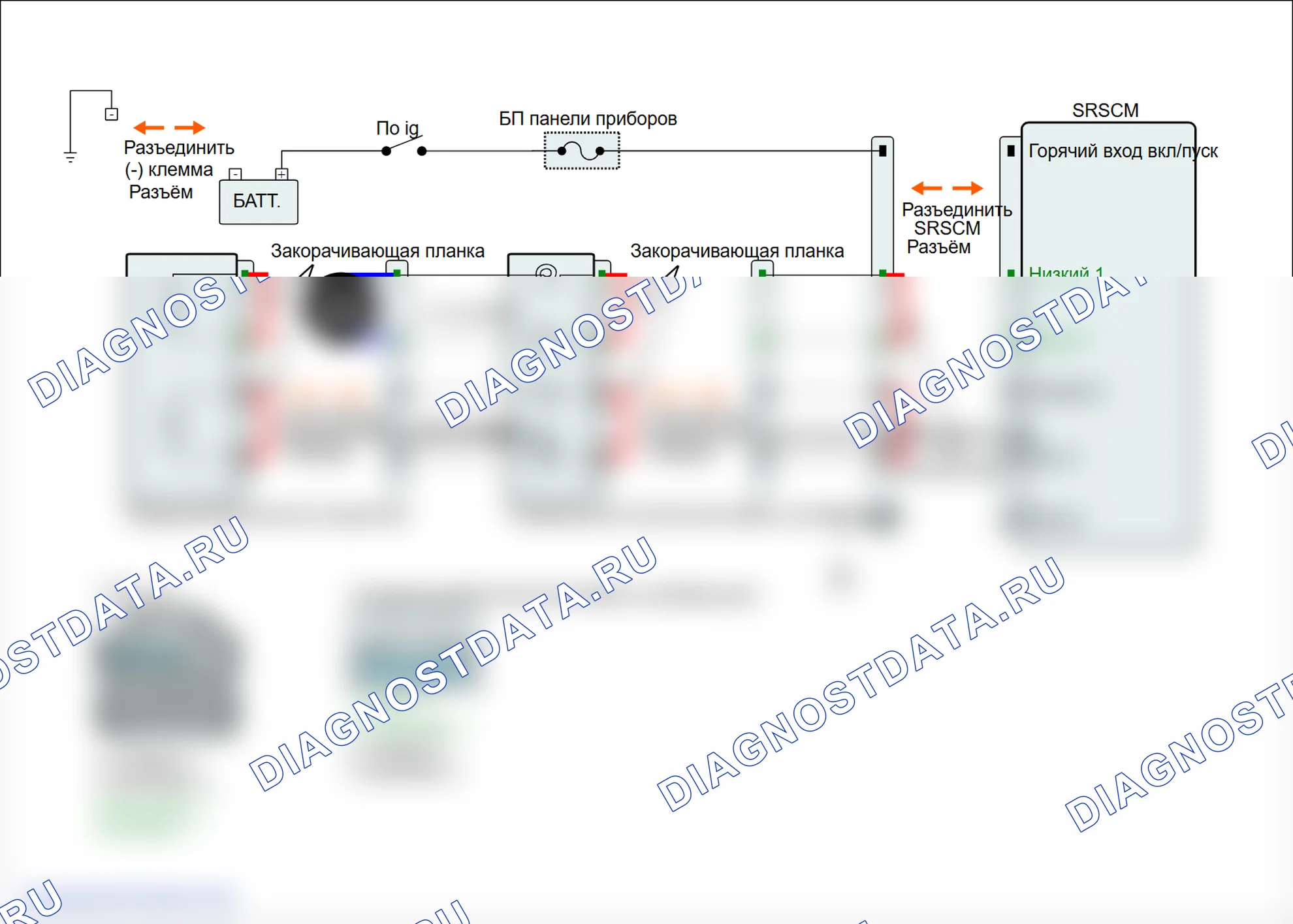 B1347: Слишком низкое сопротивление подушки безопасности водителя (1-я ступень). Hyundai Genesis BH