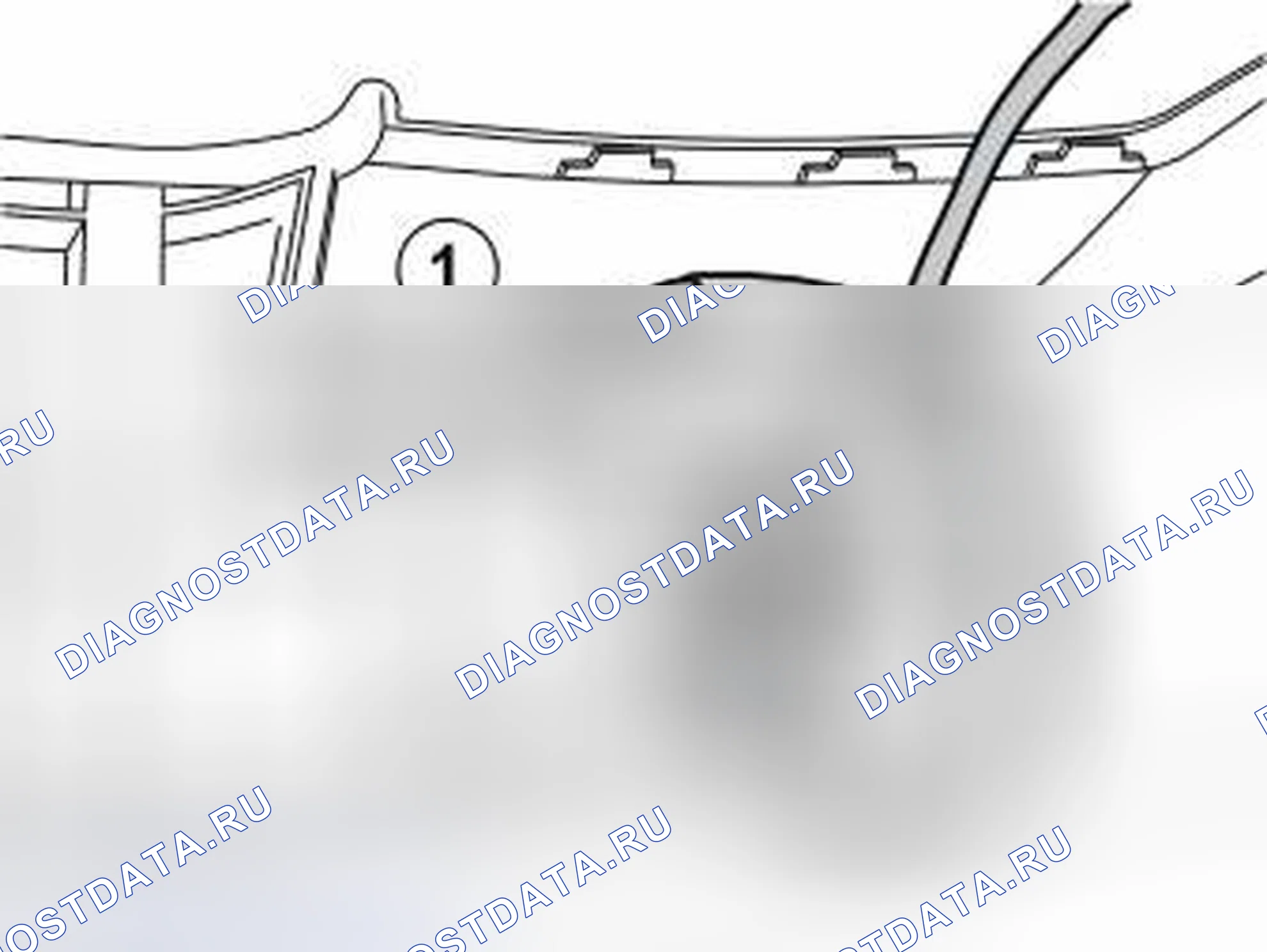 Рис. 144: Кабель для прокладки. Volvo S80 I