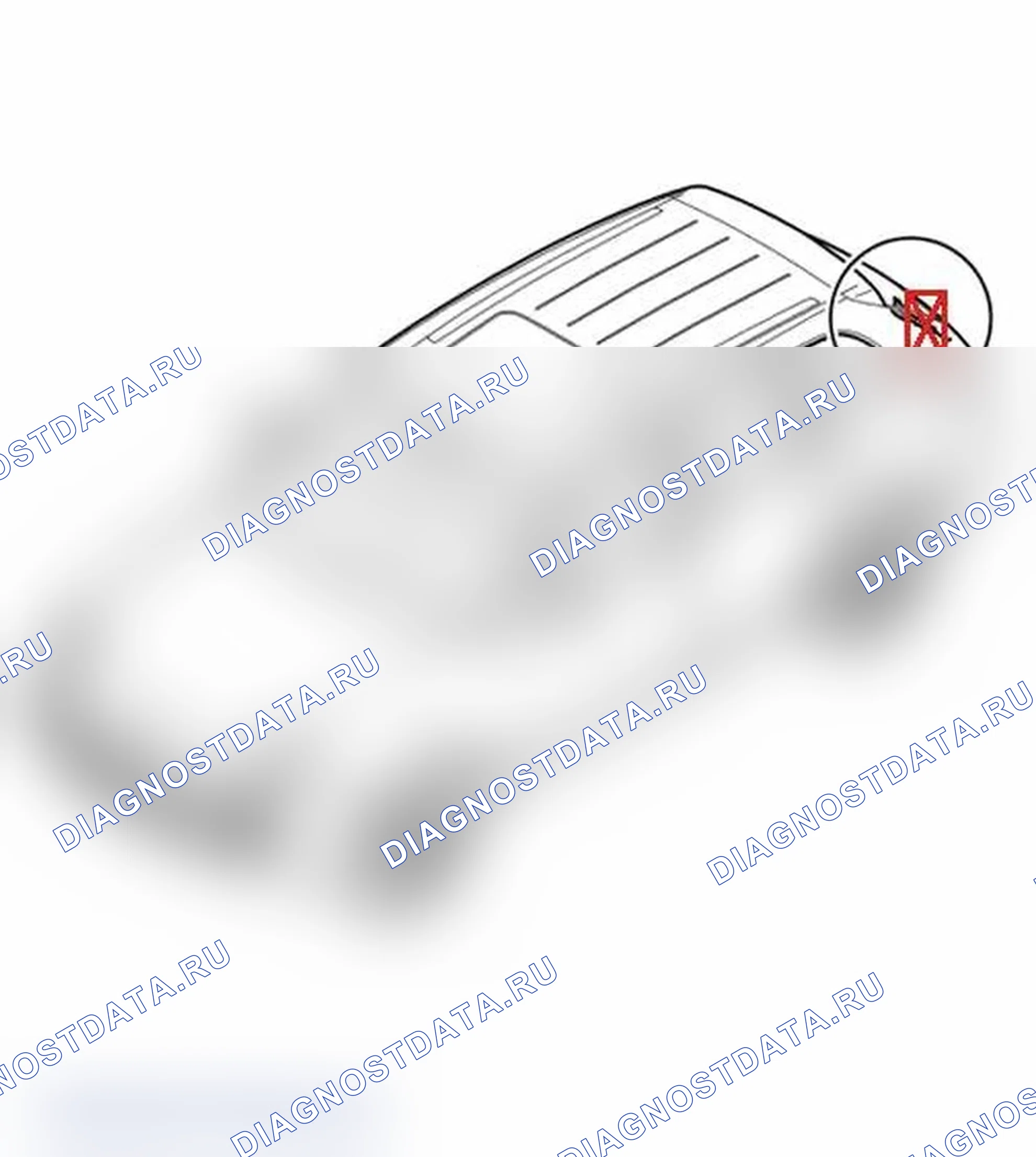 Рис. 157: Снятие двигателя разблокировки задней крышки. Porsche Cayenne S I