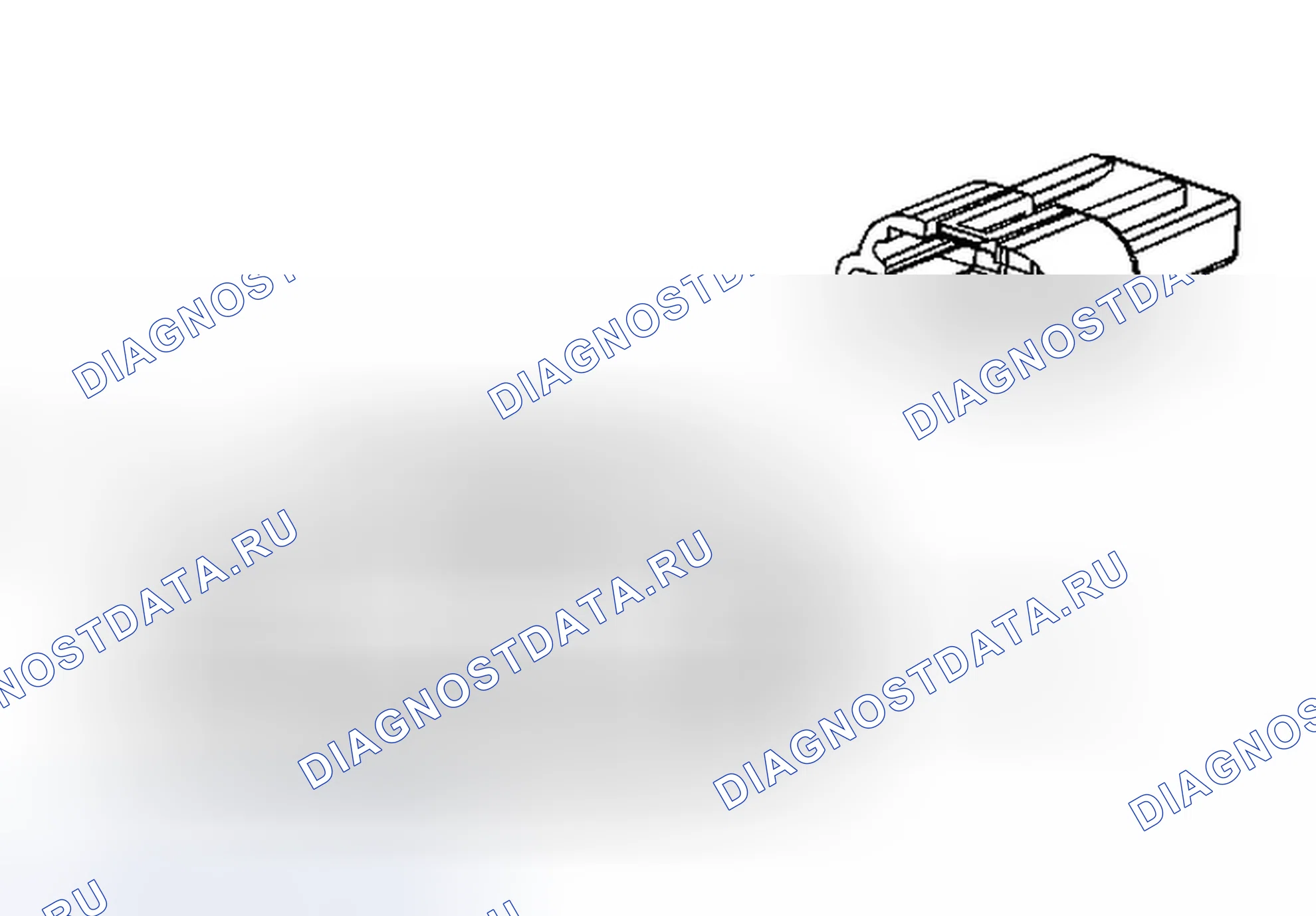 Рис. 11: Пряжка ремня безопасности - пассажирский С1 (KA1). Hummer H3 I
