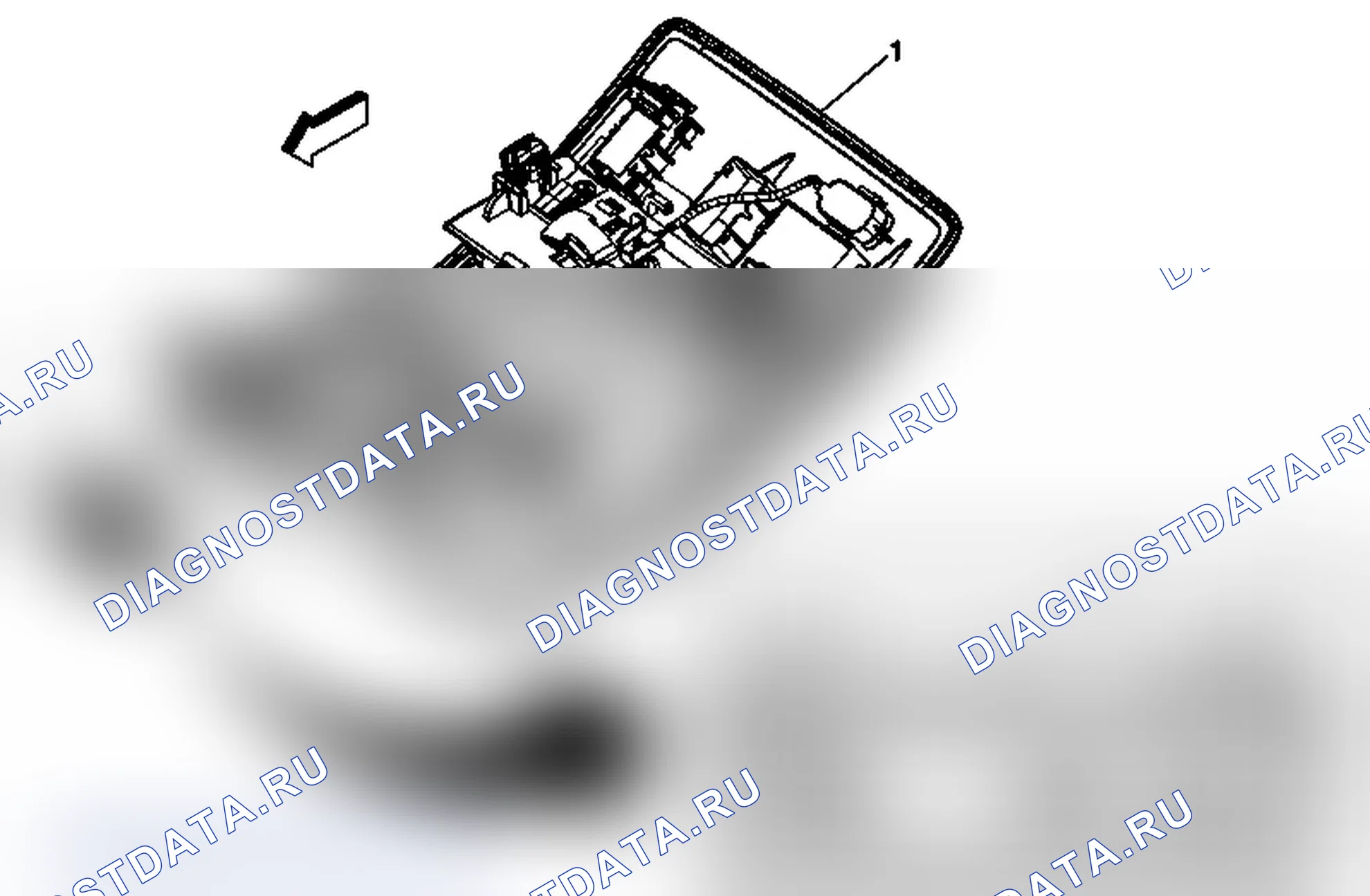Рис. 19: Замена индикатора модуля приборной панели надувного ограничителя. Chevrolet Silverado 3500 HD 