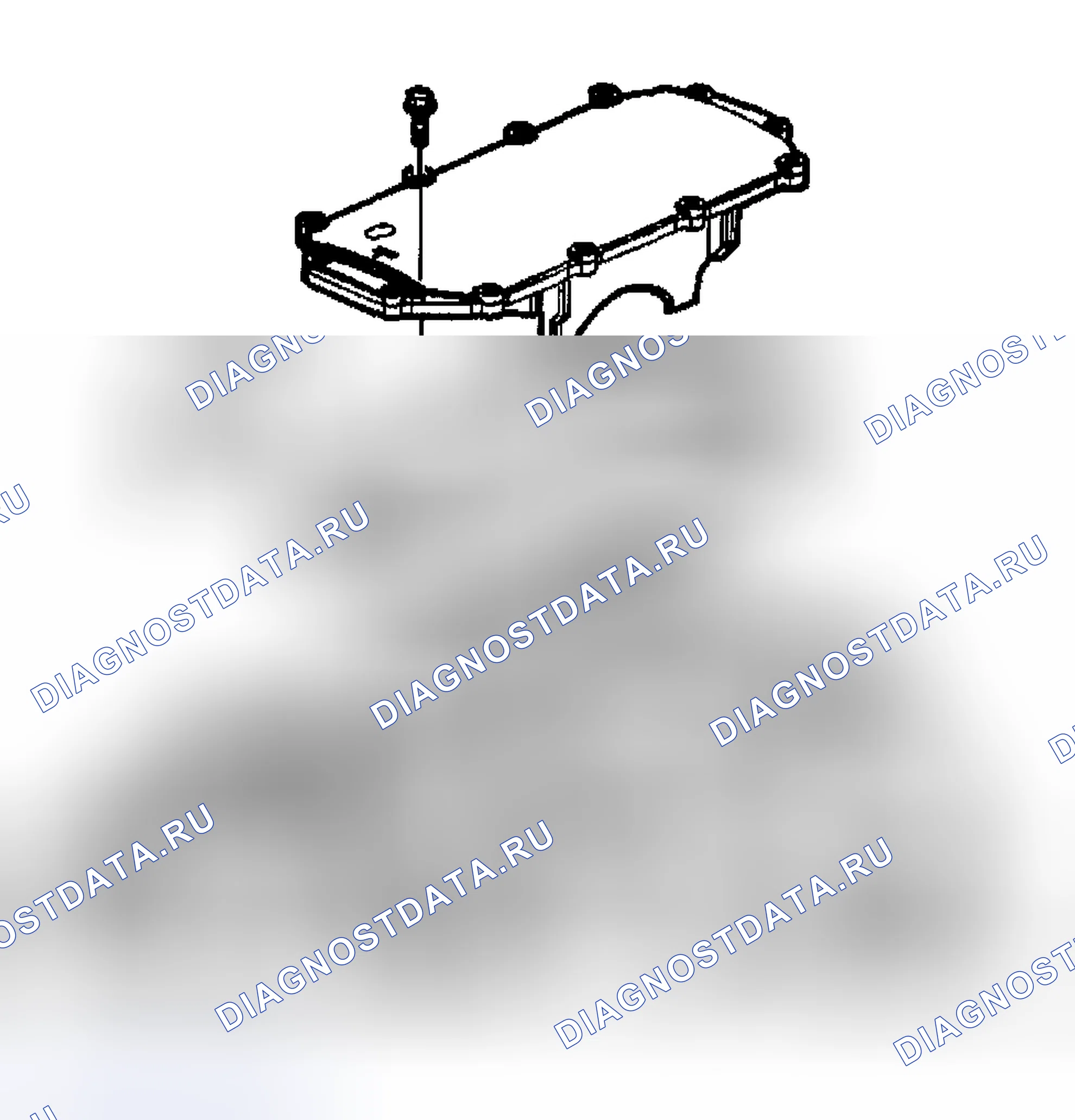 Рис. 1379: Установка крышки балансировочного вала. Hyundai Terracan I