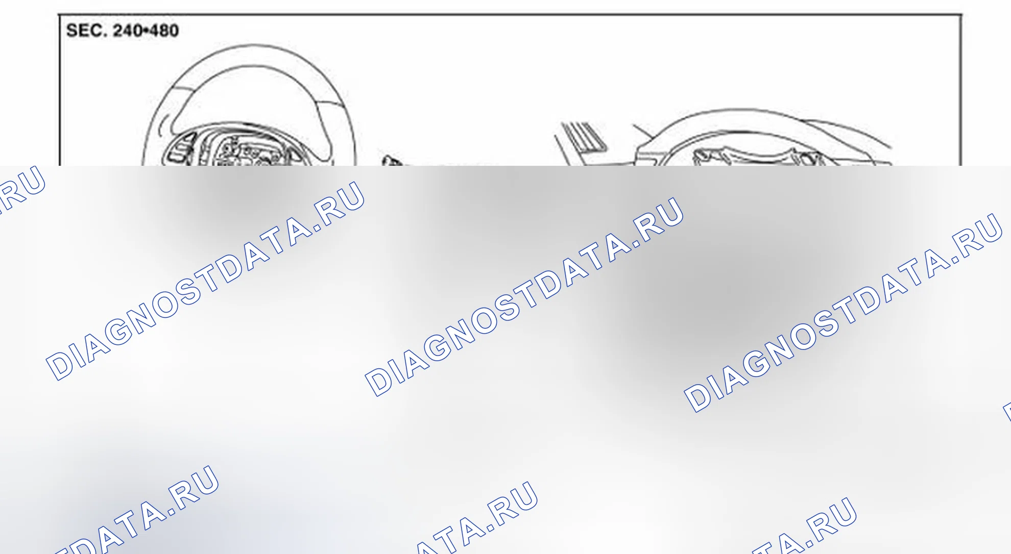 Рис. 39: Разнесенный вид. Infiniti Q60 I