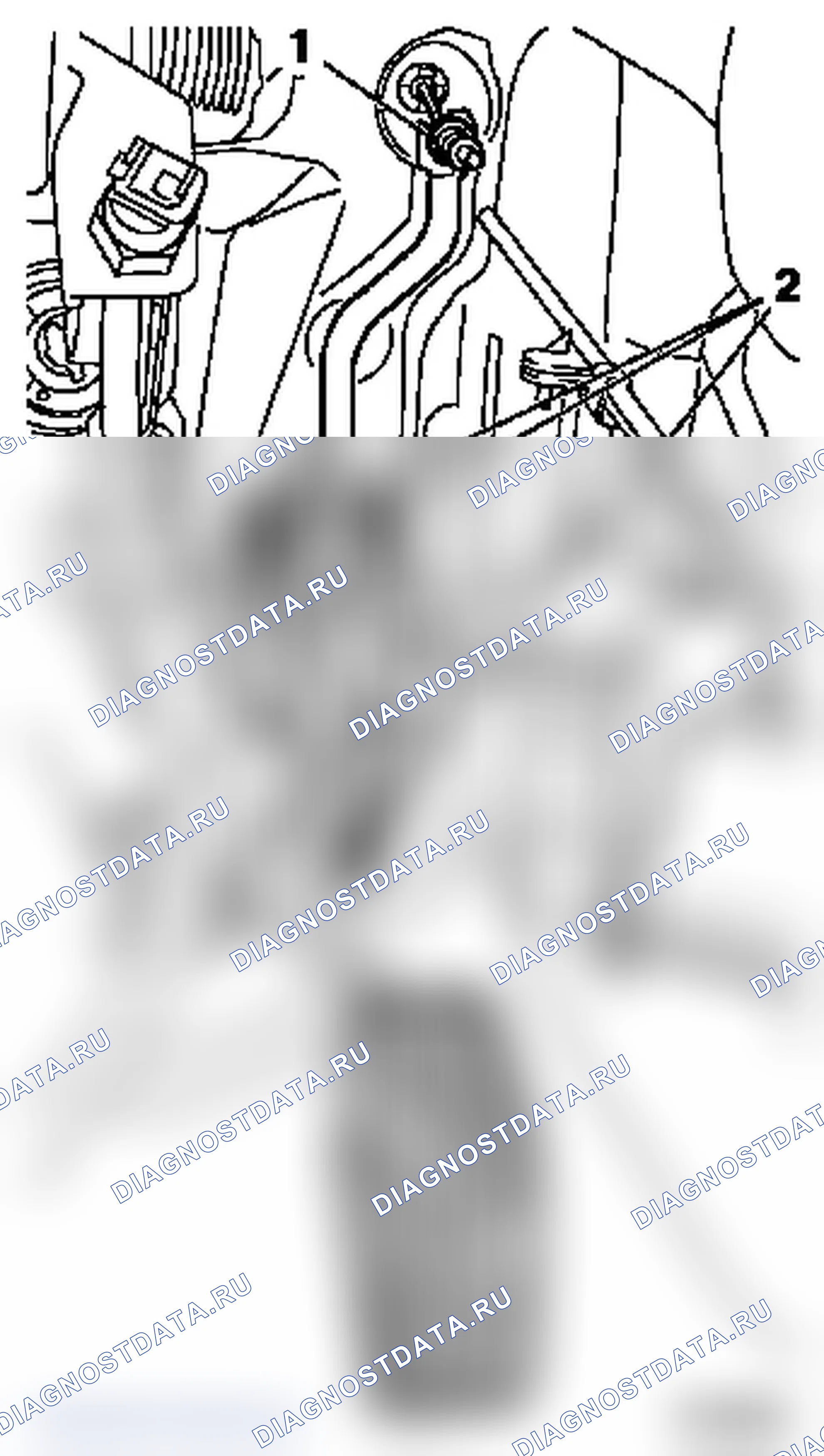 Демонтаж и установка педали акселератора (X 16 XEL, X 18 XE1). Opel Zafira A рестайлинг