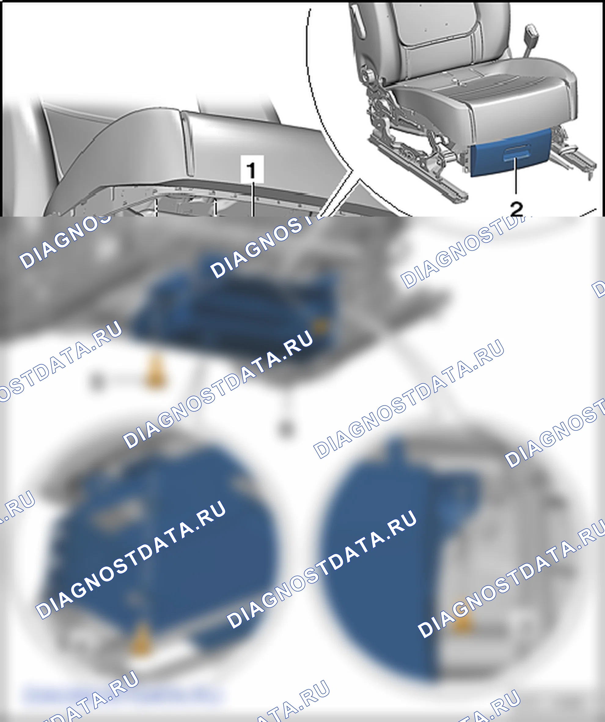 Передние сиденья, общая информация. SEAT Alhambra Ii