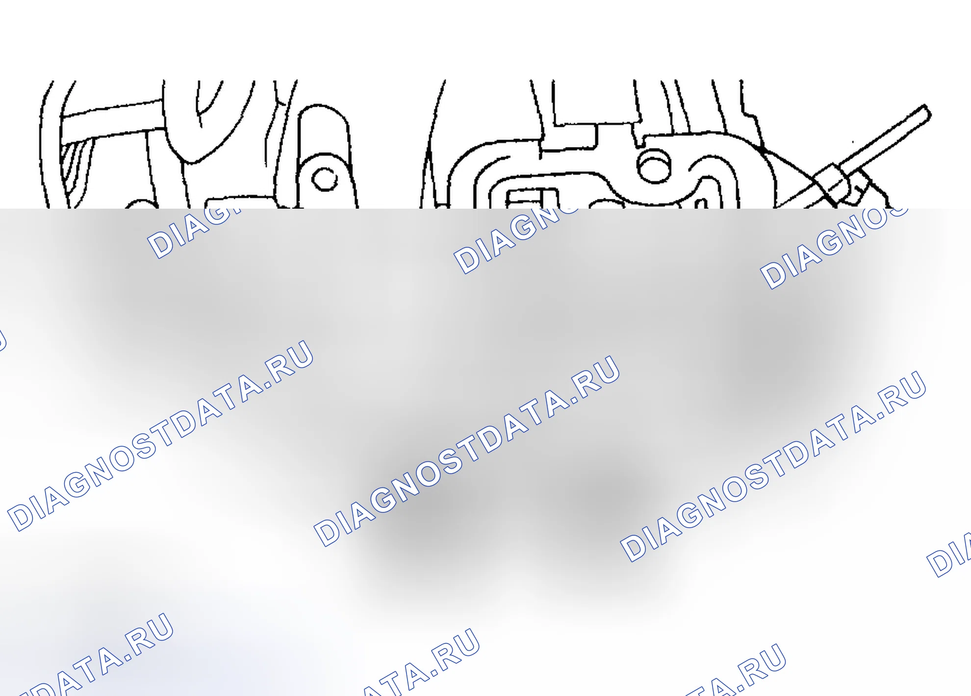 Рис. 341: Установка болтов топливной трубы. Subaru Impreza GD/GC/GG