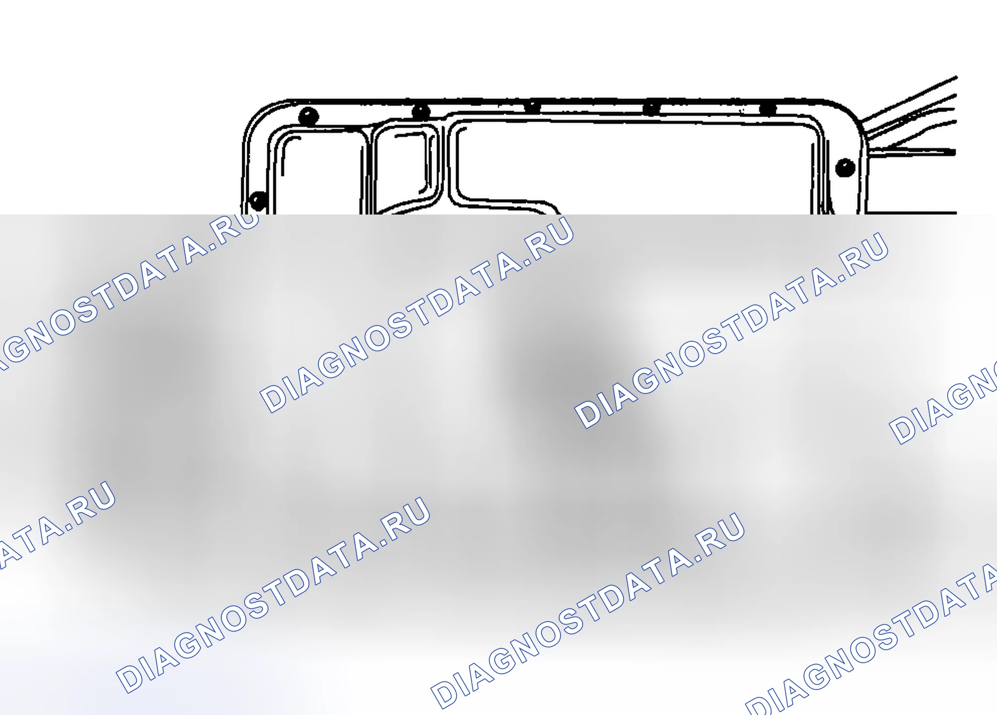 Рис. 2548: Дренаж. Ford Pickup F250 Super Duty I