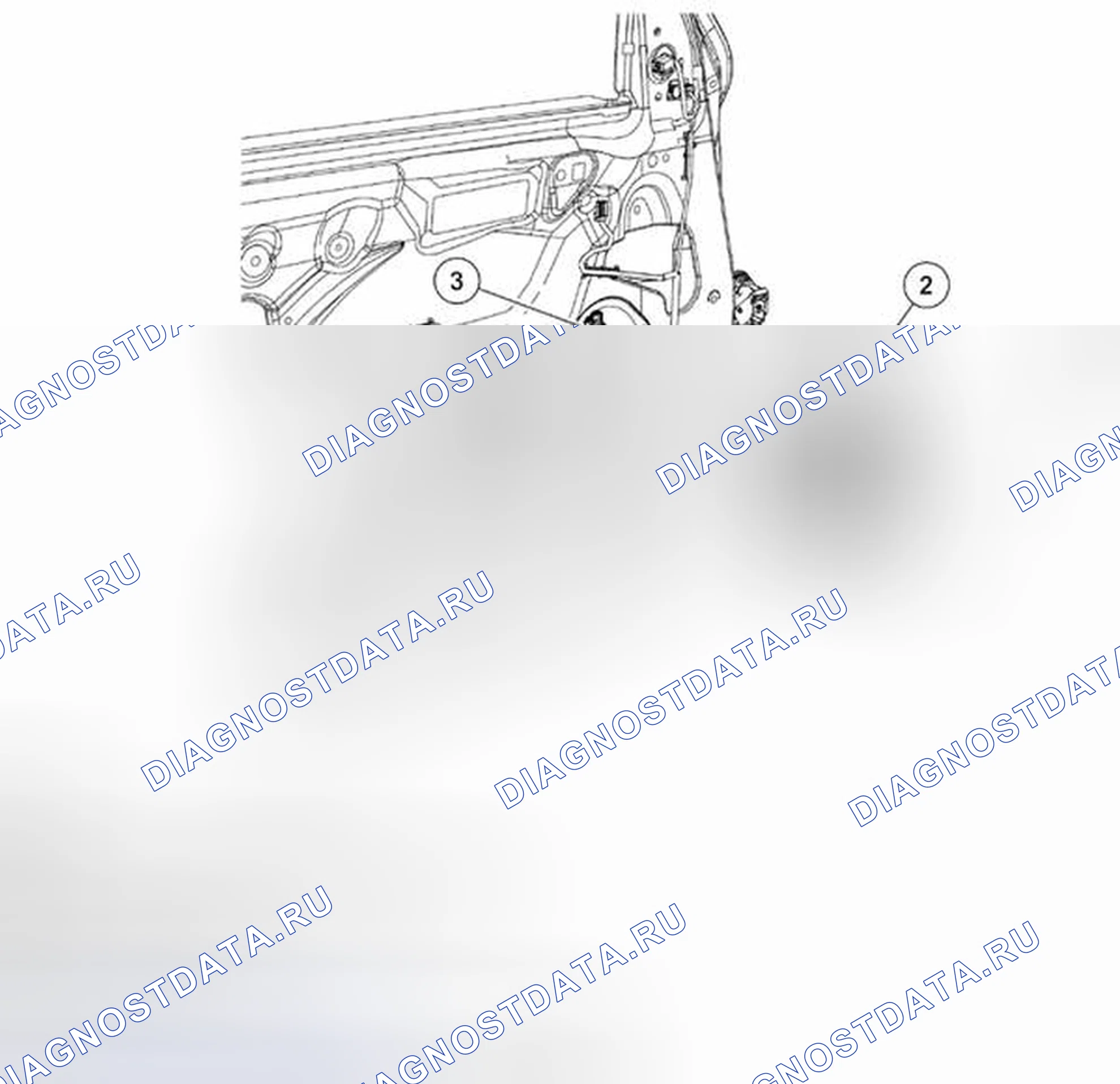 Рис. 33: ДЕМОНТАЖ / МОНТАЖ ДВЕРНЫХ ДИНАМИКОВ. Mazda Tribute II