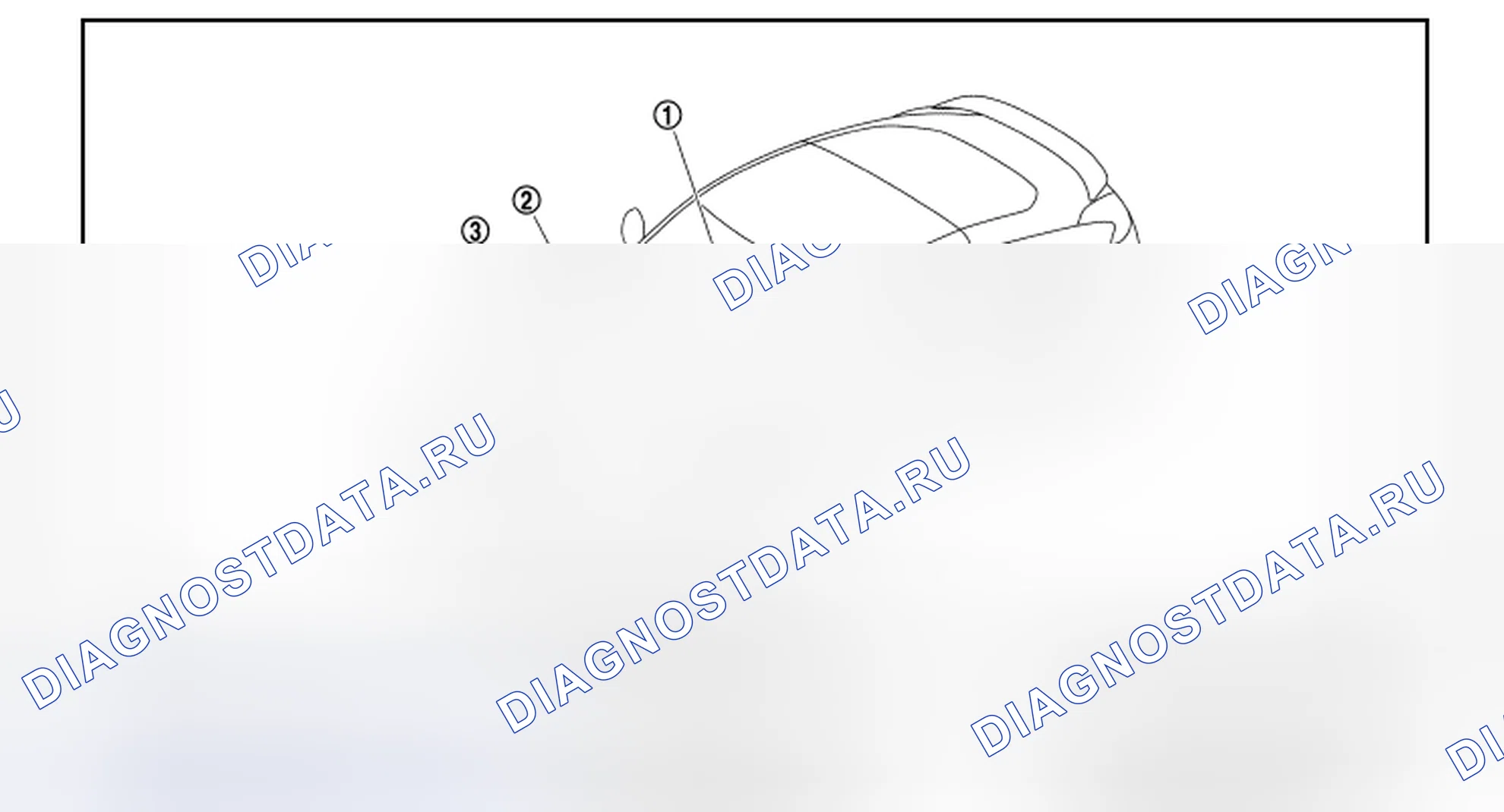 Рис. 102: Расположение компонентов. Honda MDX I