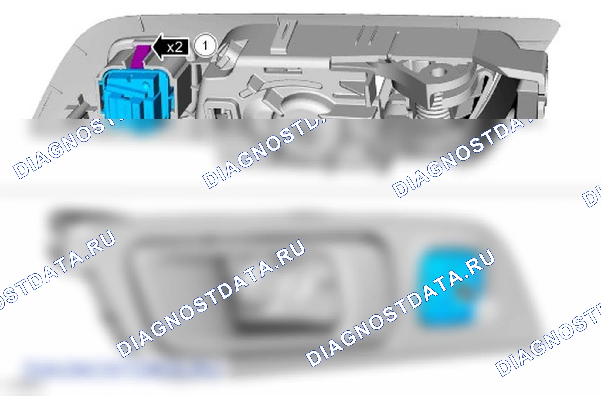 Как снять и установить Внутренняя ручка передней двери. Ford Mustang VI