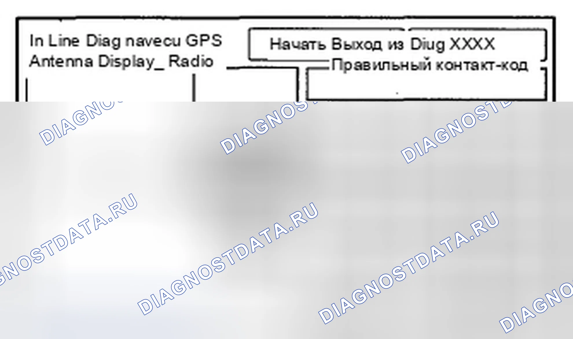 Рис. 19: Экран заводской диагностики In Line Diag. Honda CR-V III рестайлинг