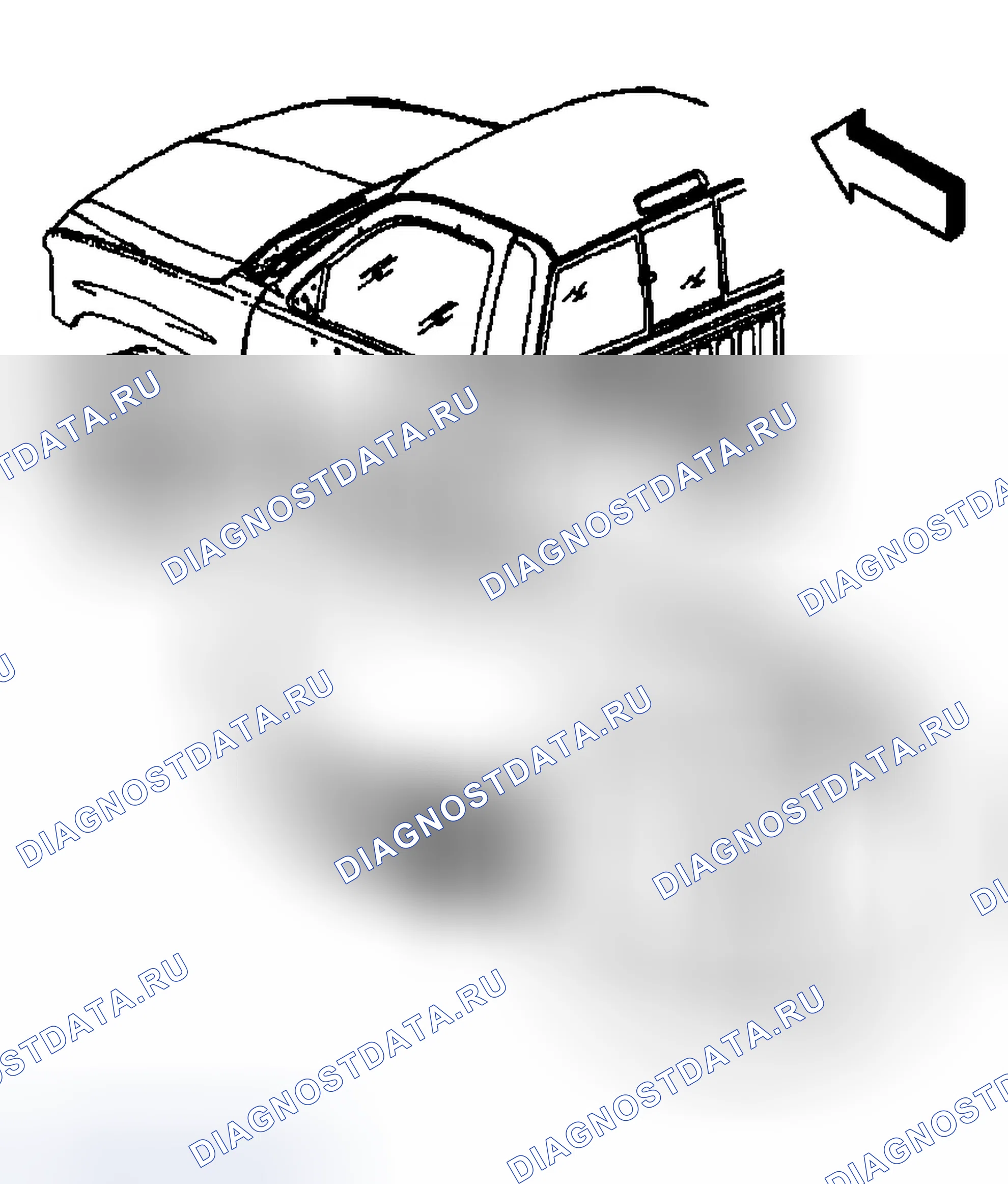 Рис. 14: Порядок демонтажа. Chevrolet Silverado 2500 