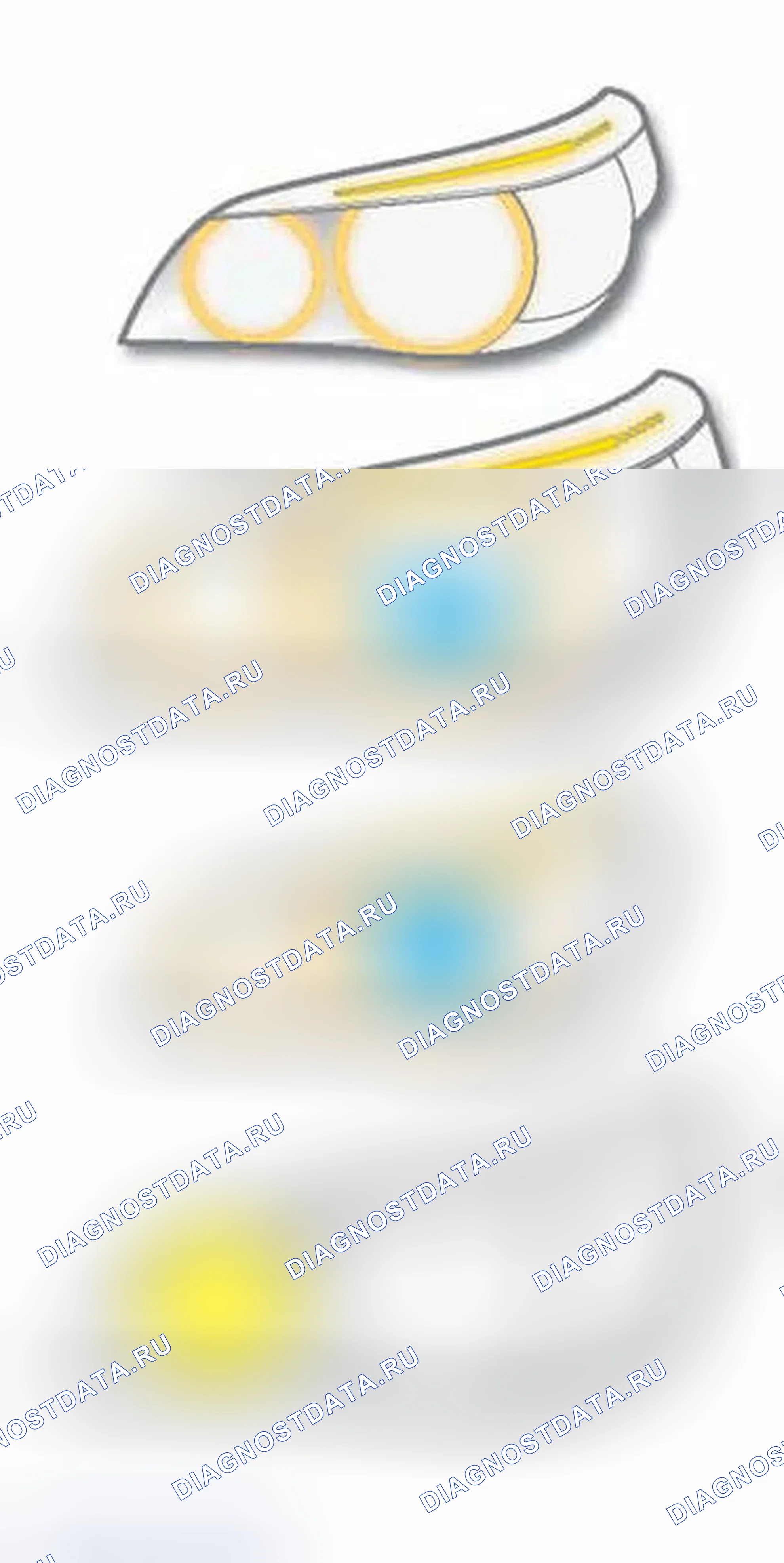Рис. 5: Би-ксеноновые фары (опционально). BMW M5 E60/E61