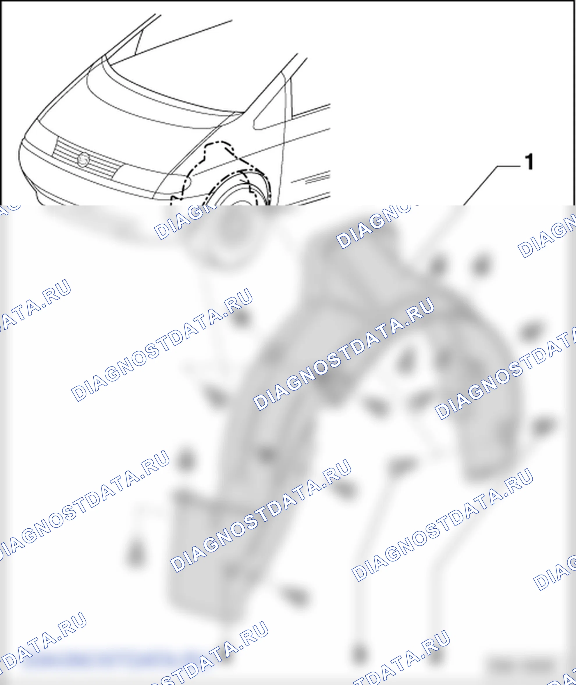 Вкладыш корпуса колеса. SEAT Alhambra I