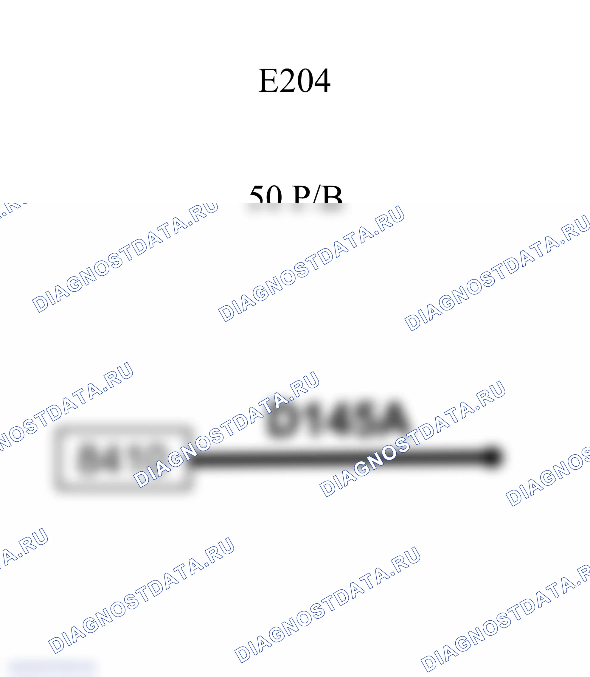 Распиновка разъёма E204 — Соединение проводов (сросток) №204. Citroen C4 Aircross I