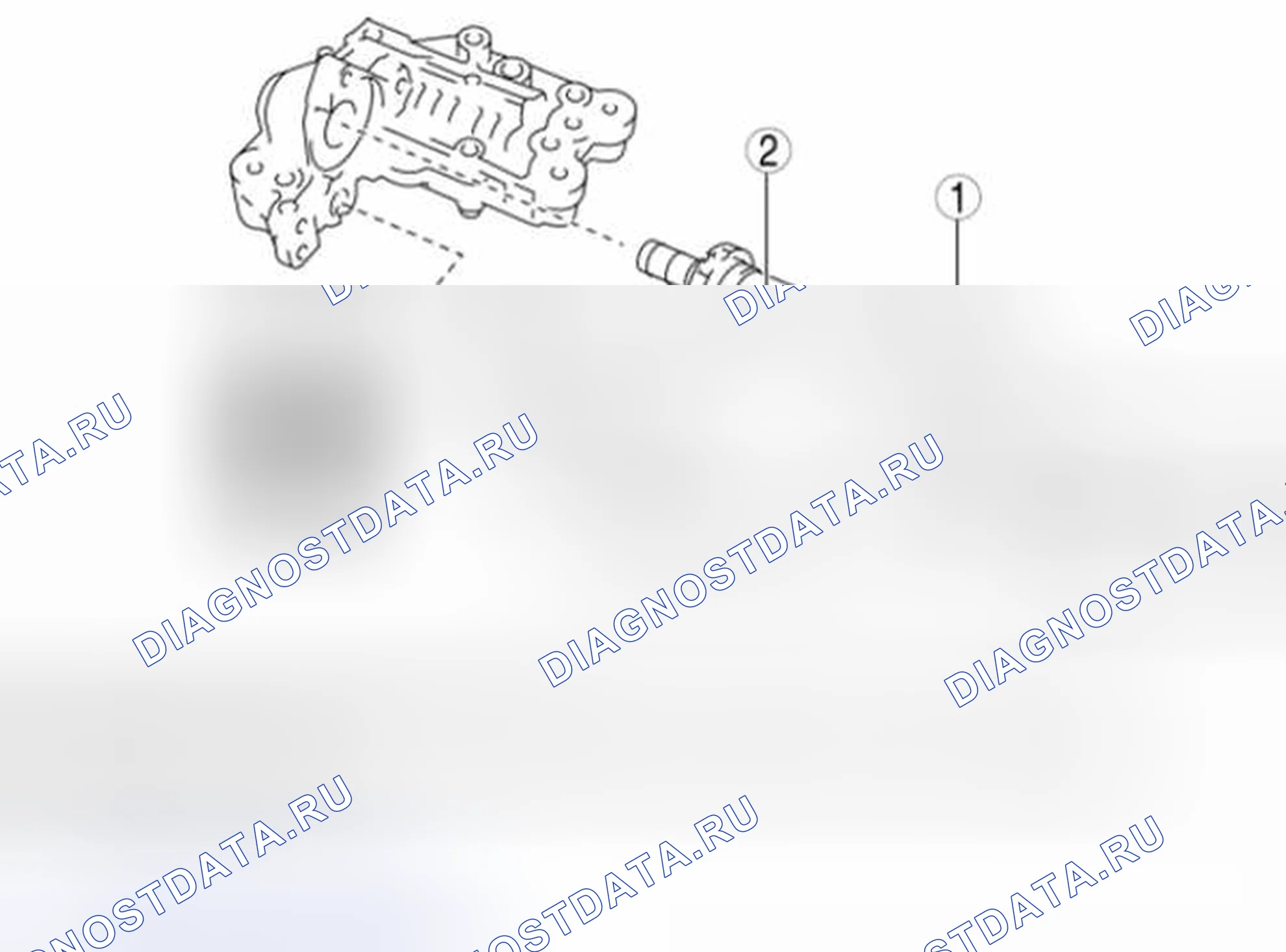Рис. 556: Корпус вторичного регулирующего клапана. Mazda 3 BL рестайлинг