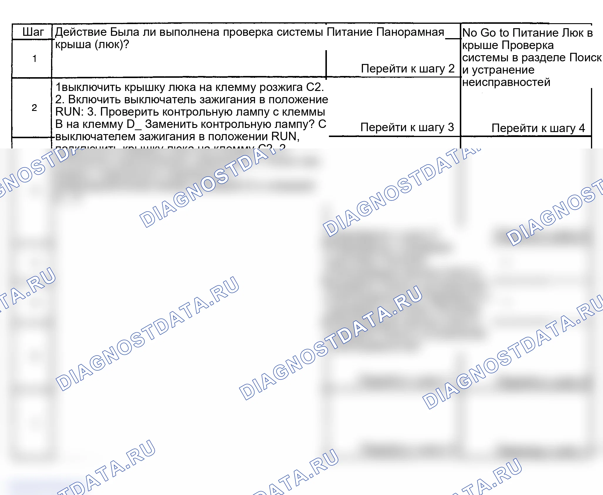 Рис. 18: КРЫША Питание SUN НЕ РАБОТАЕТ. Oldsmobile Achieva I final