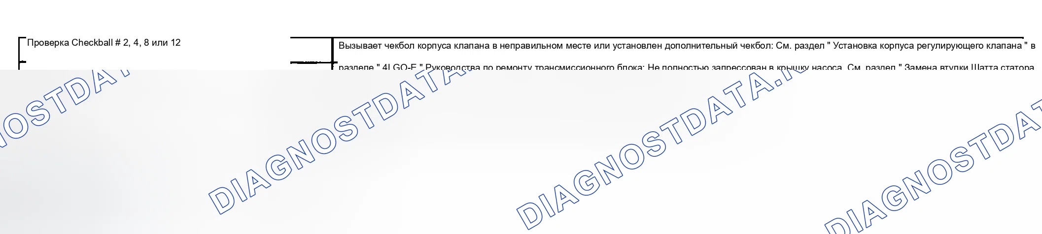 Рис. 709: Нет четвертой передачи, или проскальзывает на четвертой передаче. Chevrolet Suburban K2500 GMT800