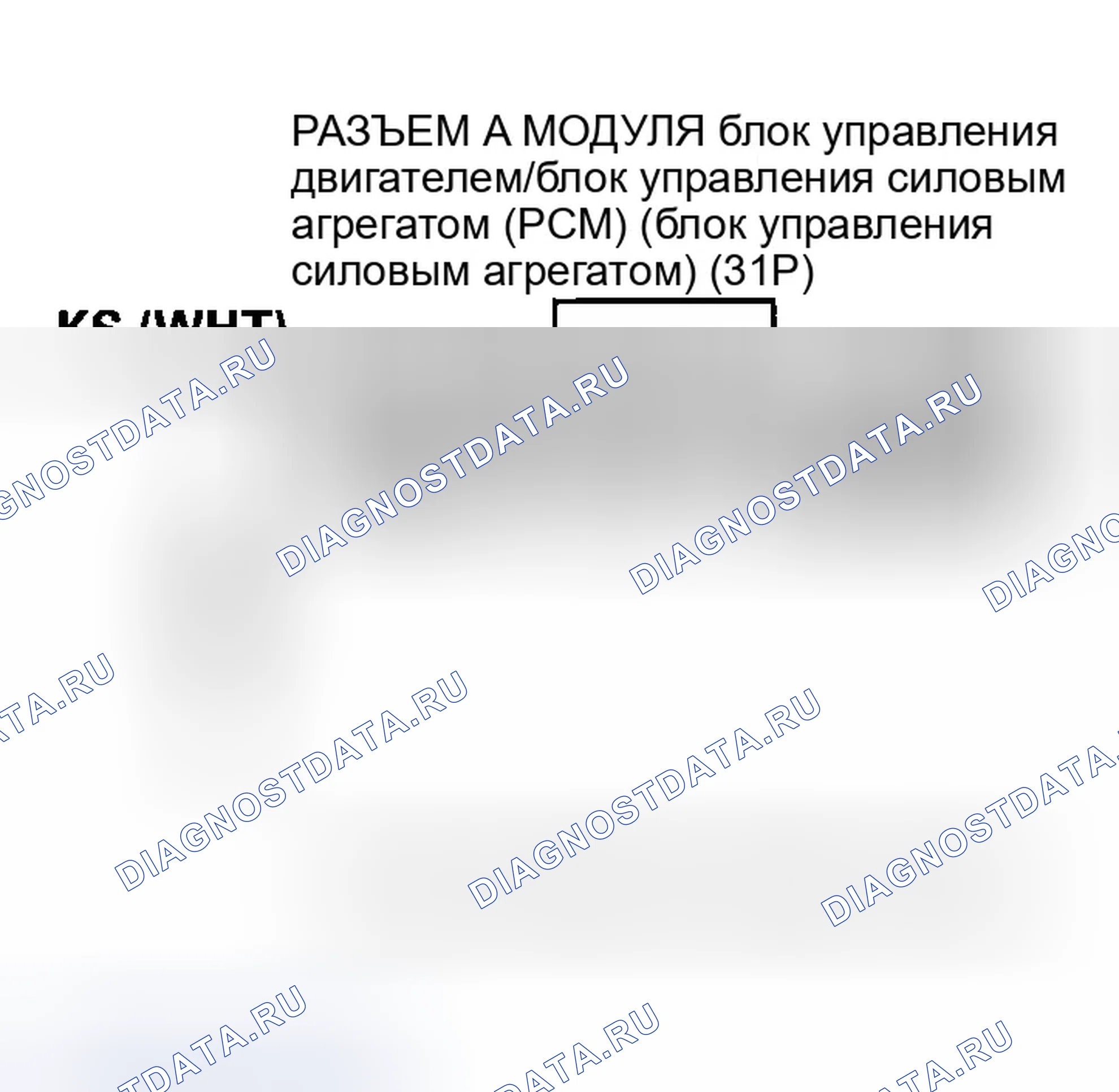 Рис. 128: расшифровка кода ошибки P0325: Неисправность цепи датчика детонации. Honda Element YH2