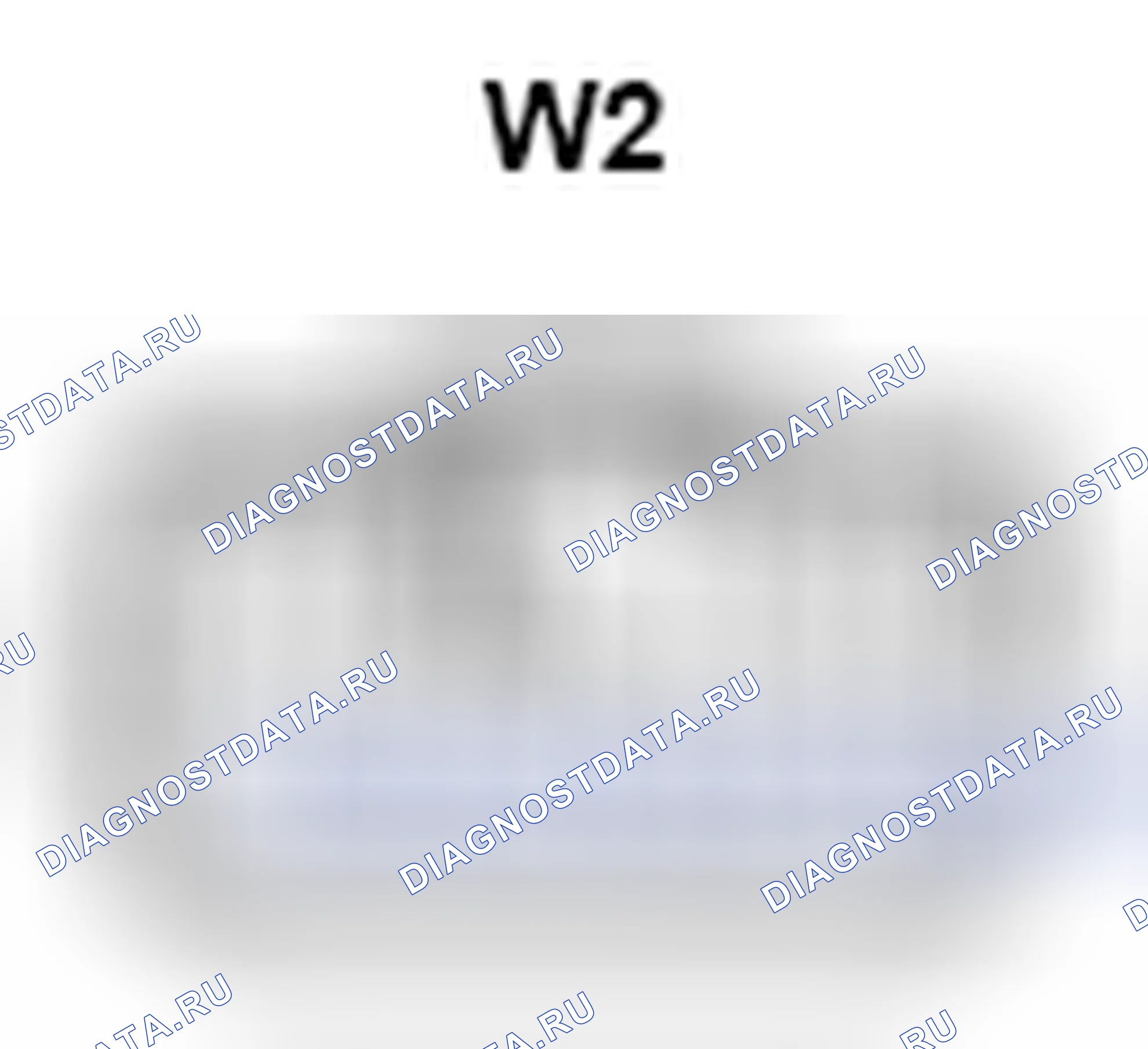 Рис. 702: Вид с торца разъема ECU управления раздвижной крышей (W2). Lexus GX J150