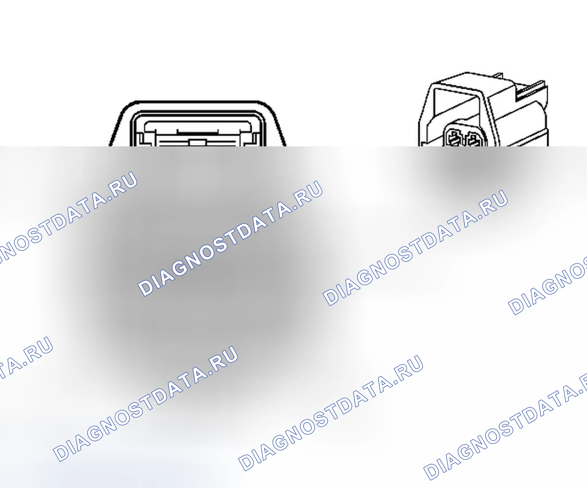 Рис. 2: X100 Привязные ремни к стеклоочистителю. Cadillac DTS I