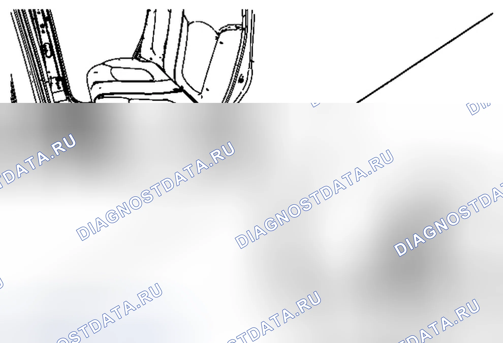 Рис. 18: Снятие и установка подушки заднего сиденья. Chevrolet Spark M300