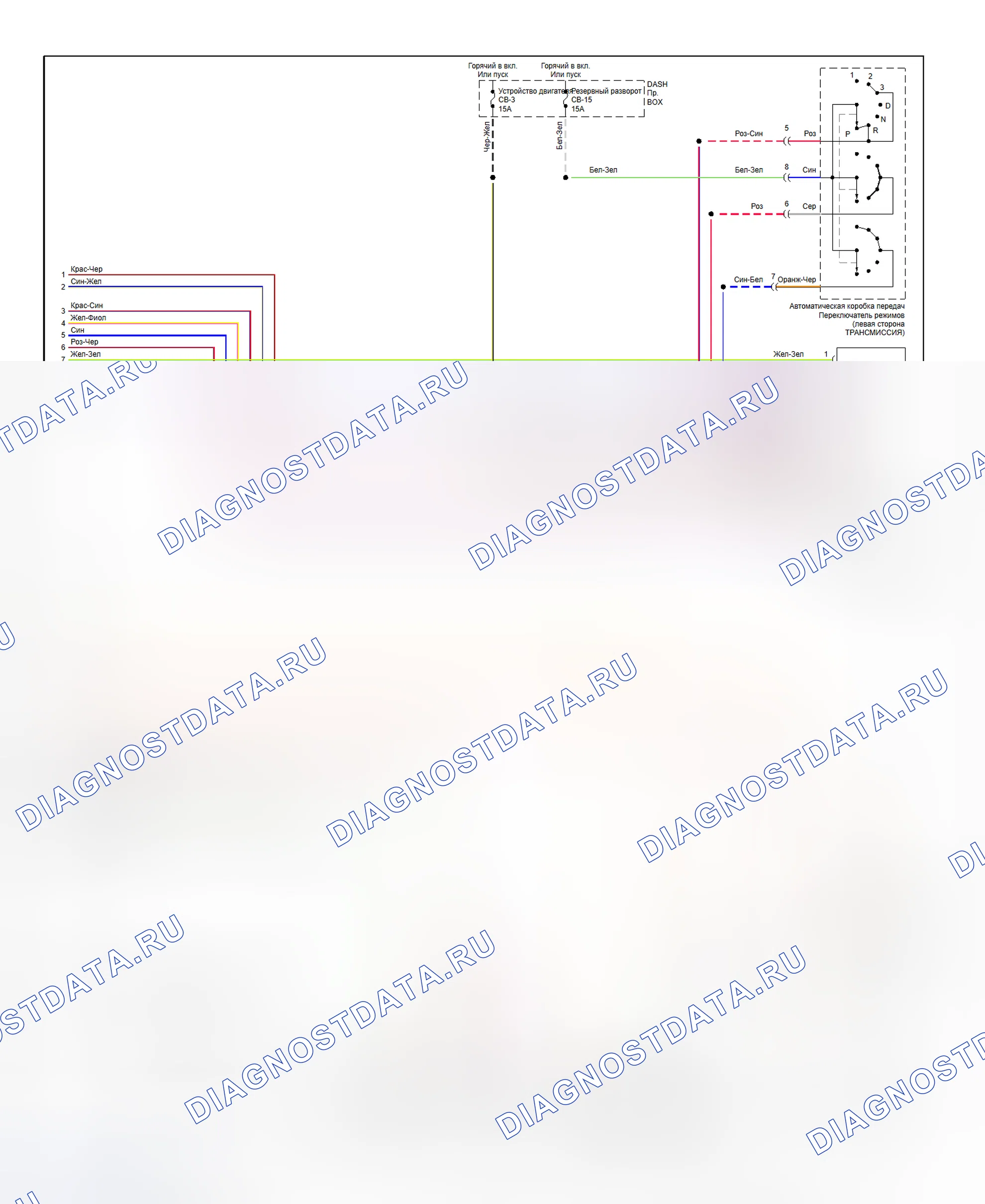 Рис. 22: электросхема приборной панели (2 из 2). Geely Coolray I