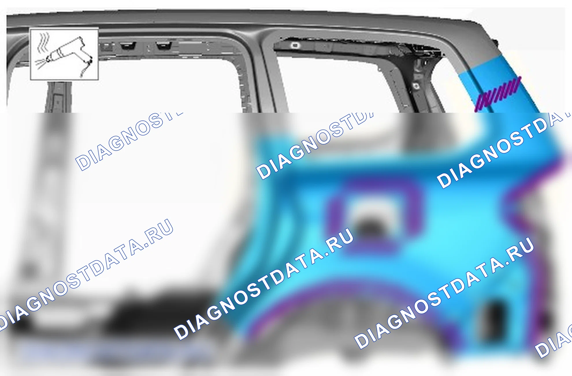 Как снять и установить панель задней боковой части кузова. Ford Galaxy III