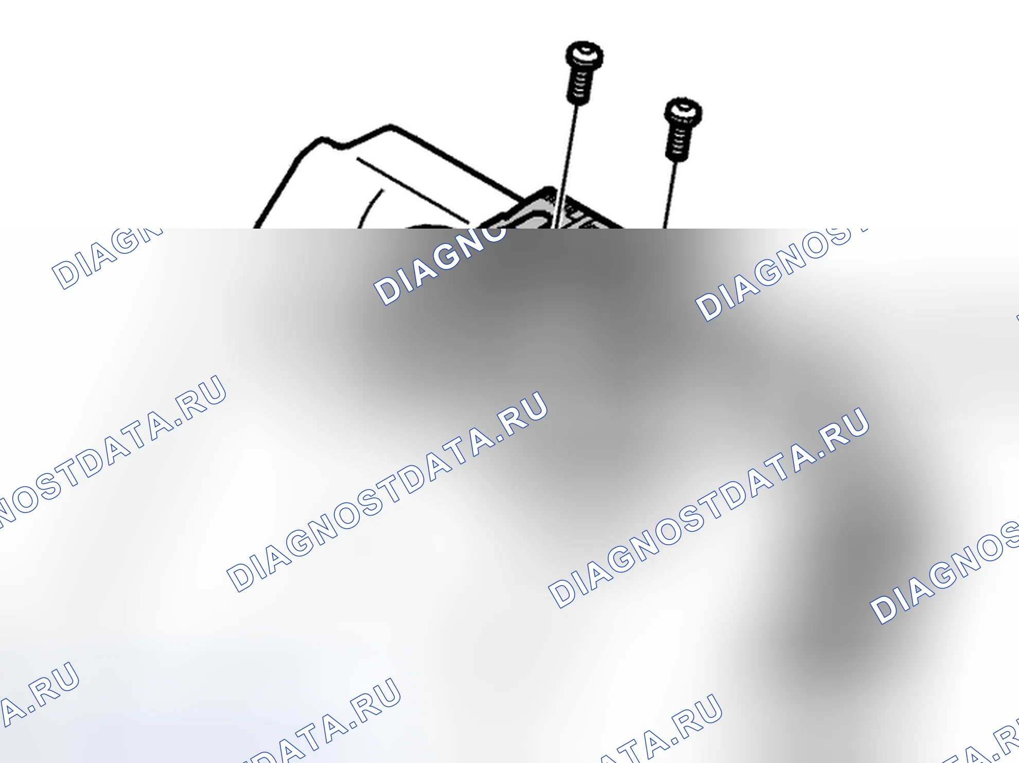 Рис. 1273: Снятие внешнего подголовника. Volvo V70 II