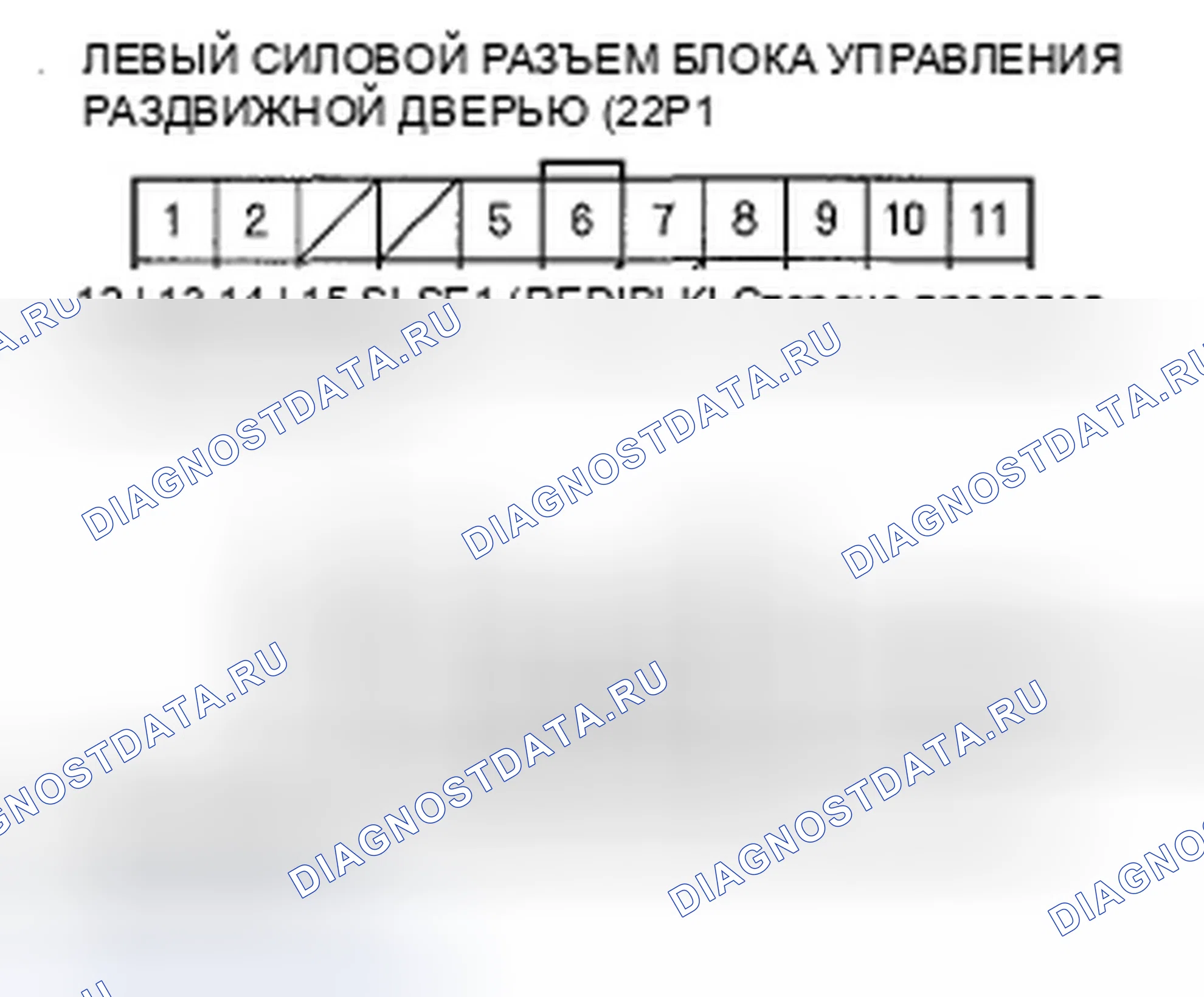 Рис. 211: расшифровка кода ошибки B2031: Сигнал об ошибке левого силового двигателя скольжения (SLSE1). Honda Odyssey IV
