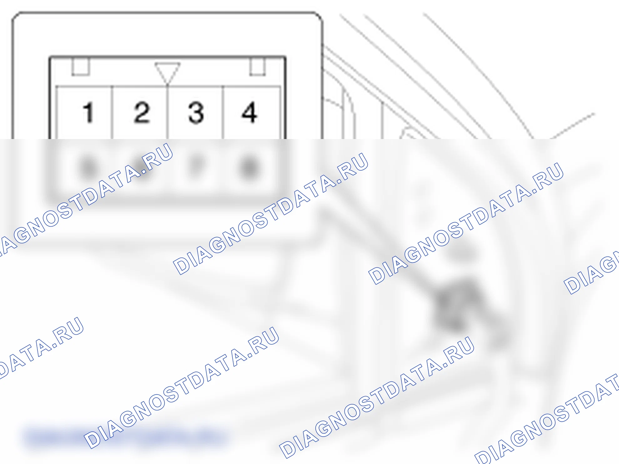 Привод силового дверного зеркала. Hyundai ix35 EL