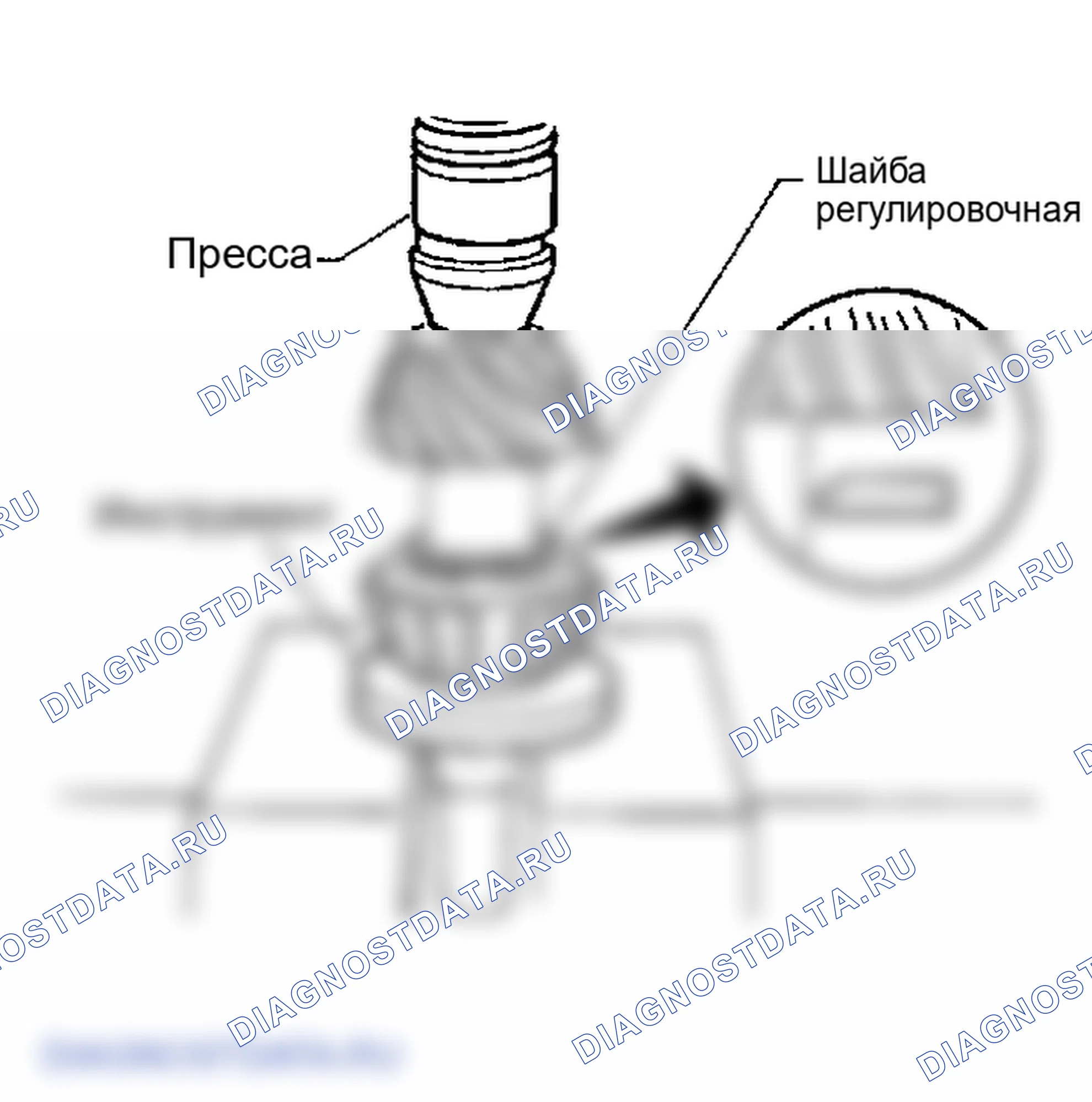 Рис. 160: Установка узла ведущей шестерни. Infiniti FX45 I