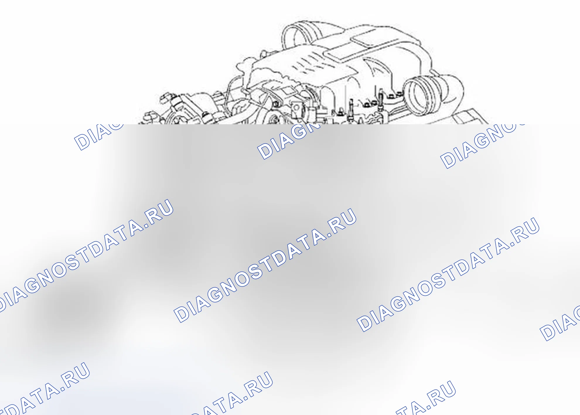 Рис. 8: Замена натяжителя приводного ремня - генератор. Cadillac STS I рестайлинг