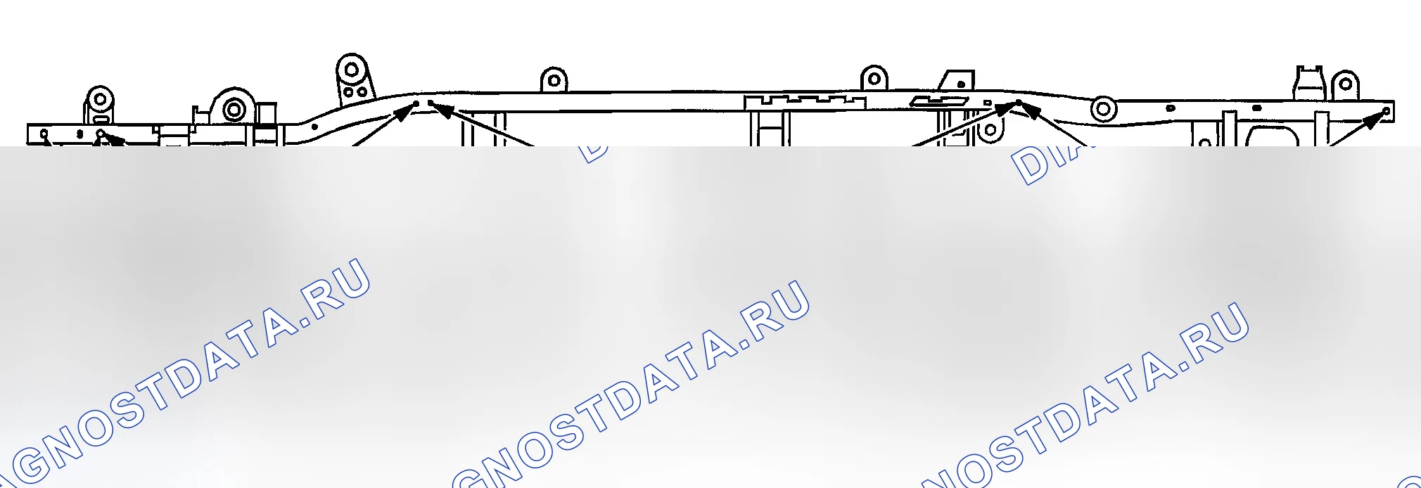 Рис. 74: От точки к точке - Рамка. Chevrolet Chevy Express H2500 