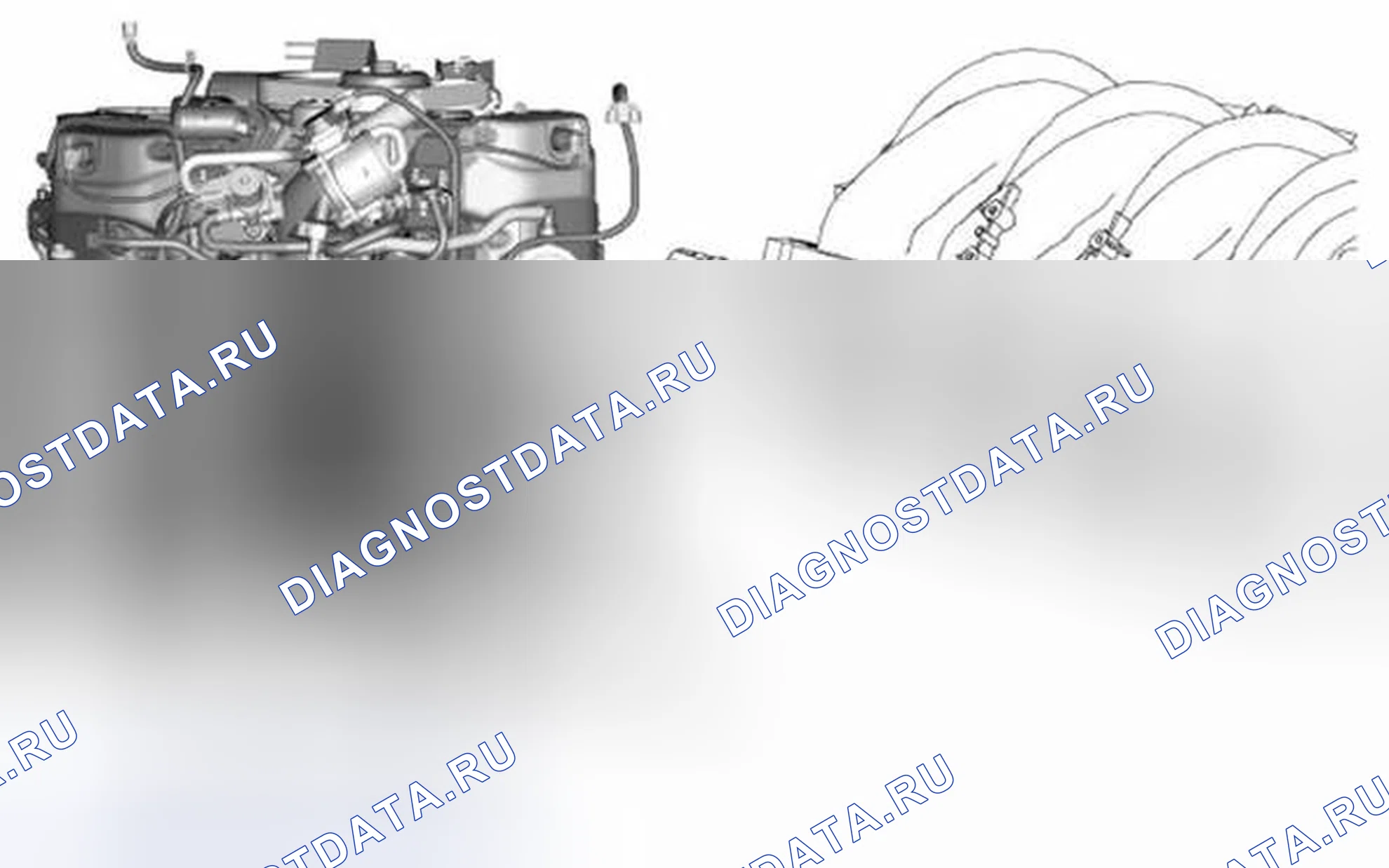 Рис. 519: Топливные форсунки. Land Rover Range Rover Sport I