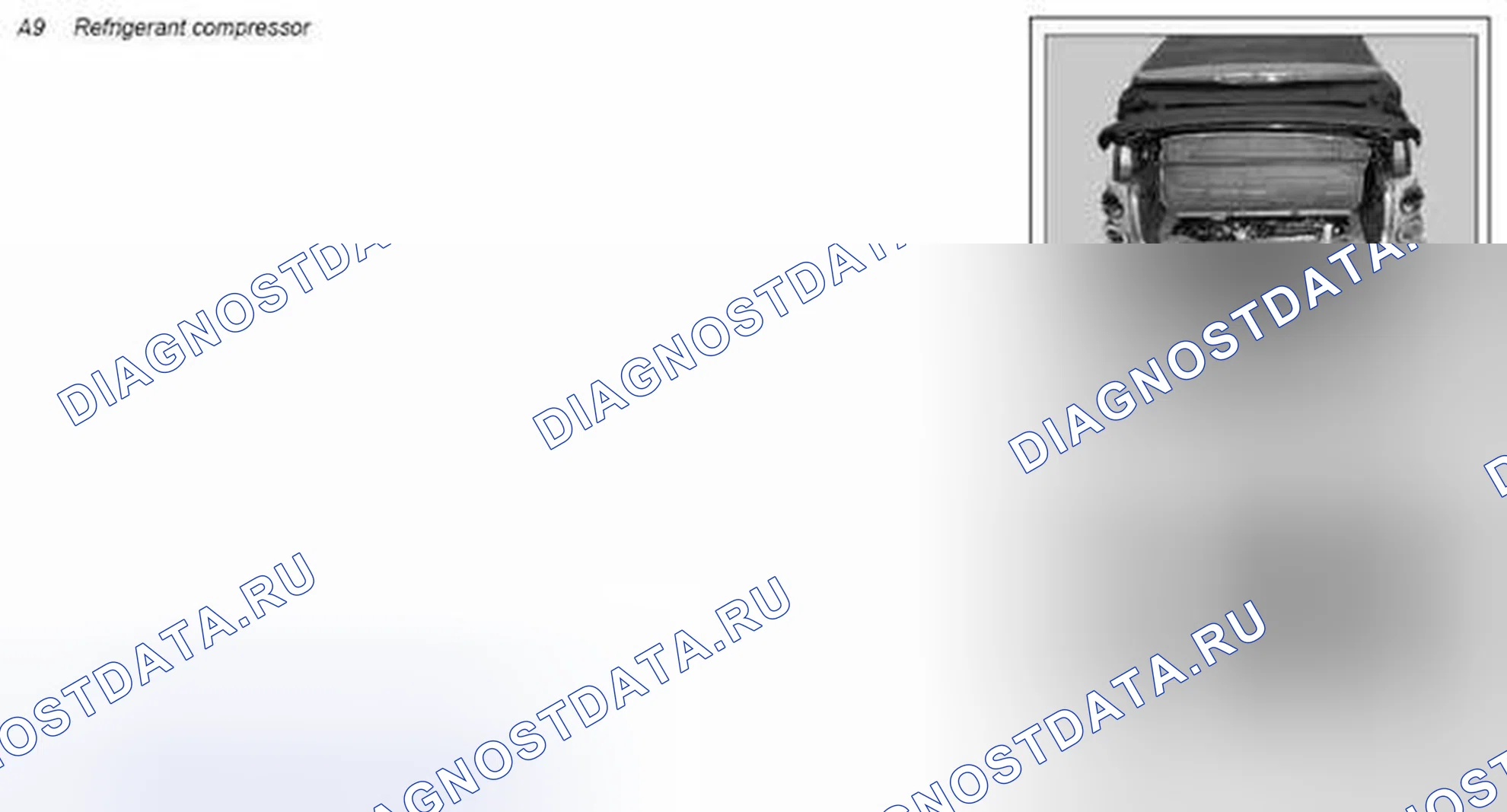 Рис. 100: Описание компонентов компрессора хладагента - GF83.55-P-2108MCU. Kia Soul I