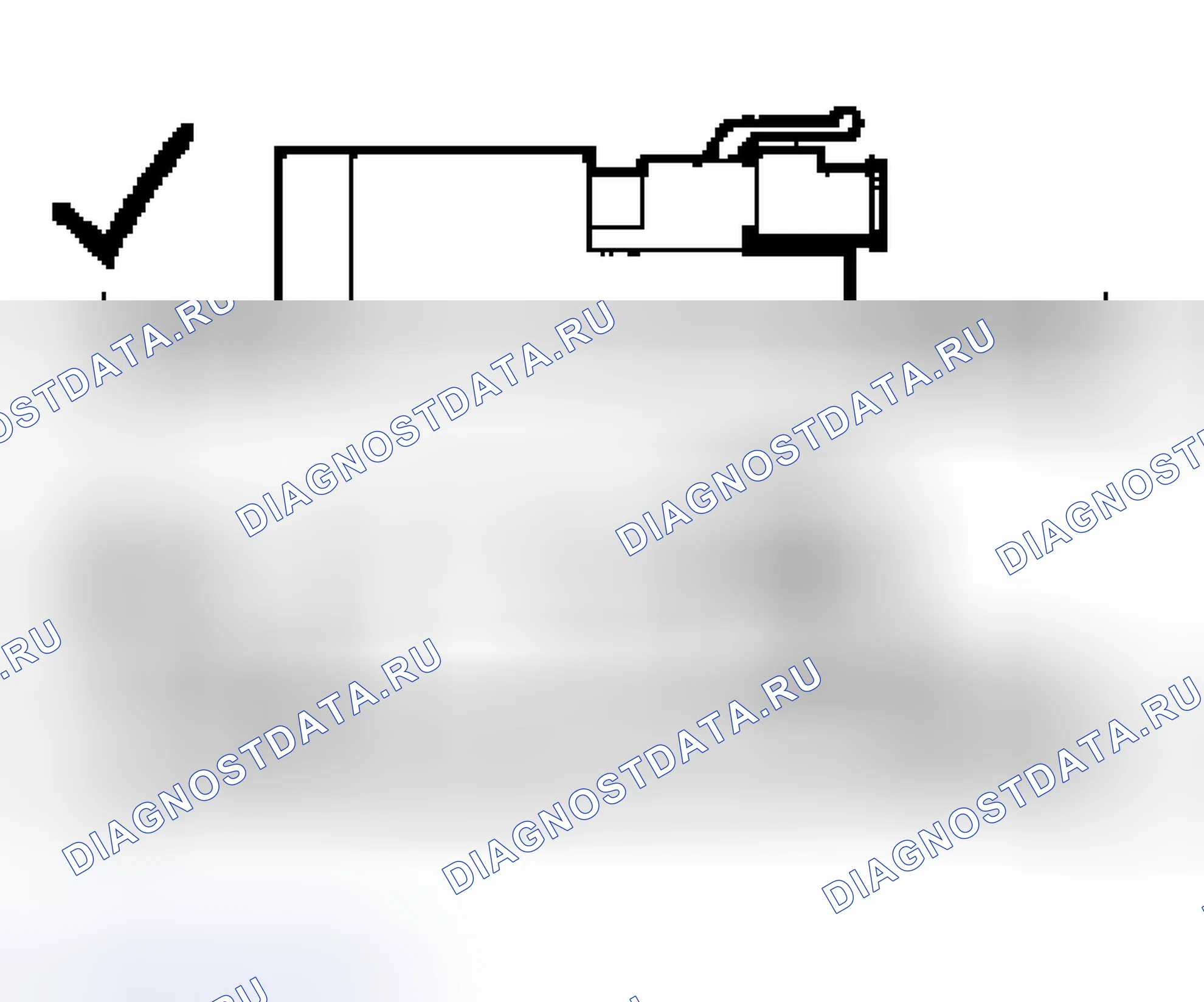Рис. 12: Проверка датчика бокового удара. Land Rover Range Rover III