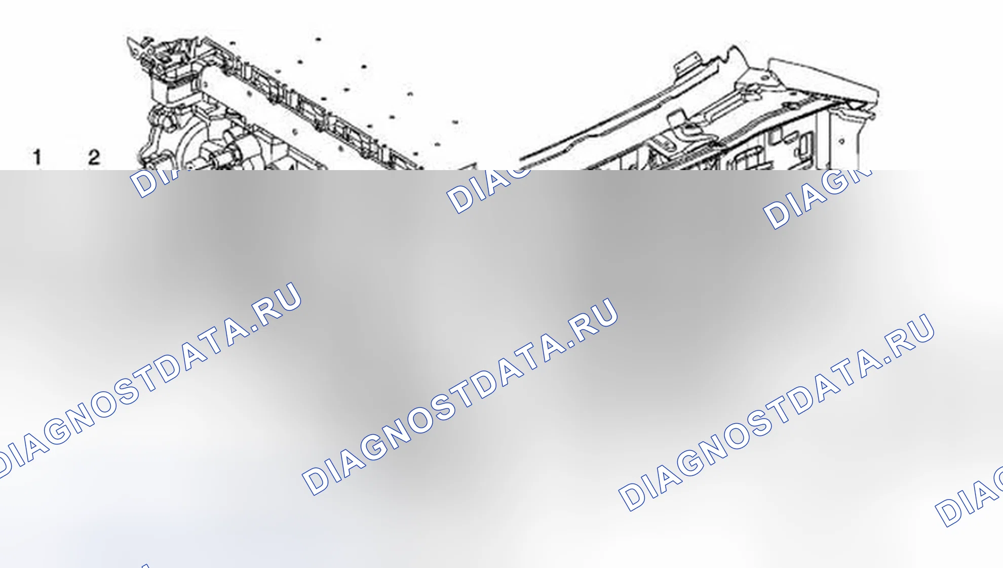 Рис. 22: Замена входного шланга нагревателя (правый привод). Hummer H3 I
