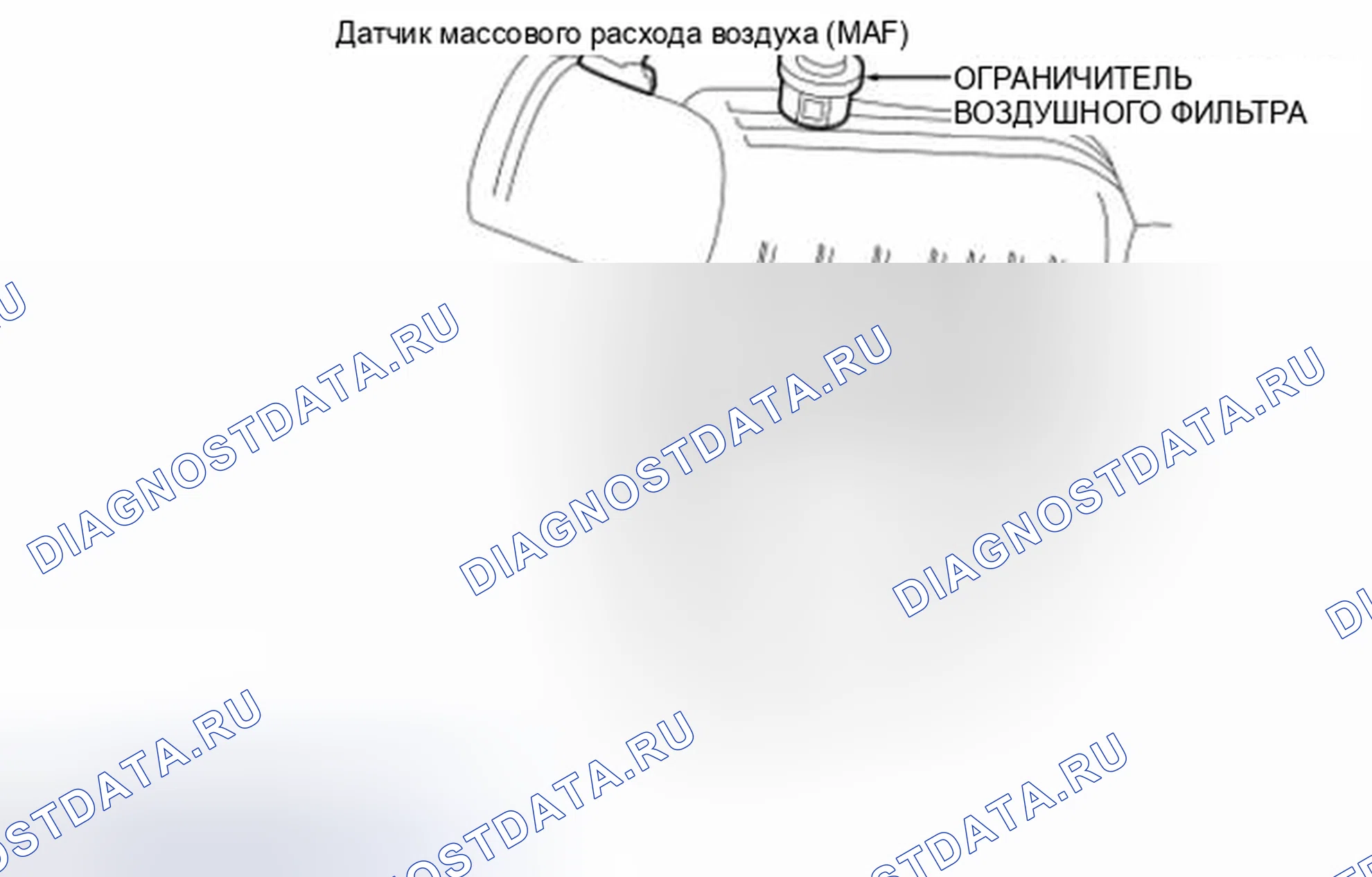 Рис. 135: Система забора воздуха. Ford Cutaway E350 Super Duty 