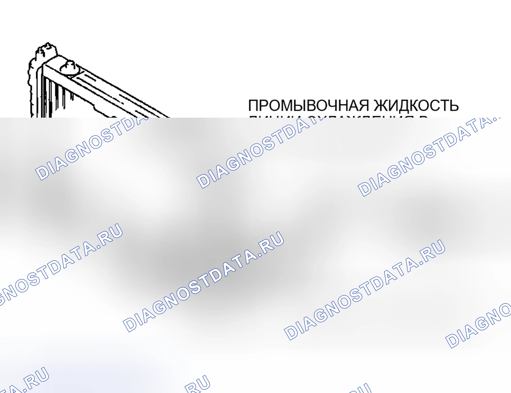 Рис. 248: Прямая промывка. Mazda MPV II рестайлинг