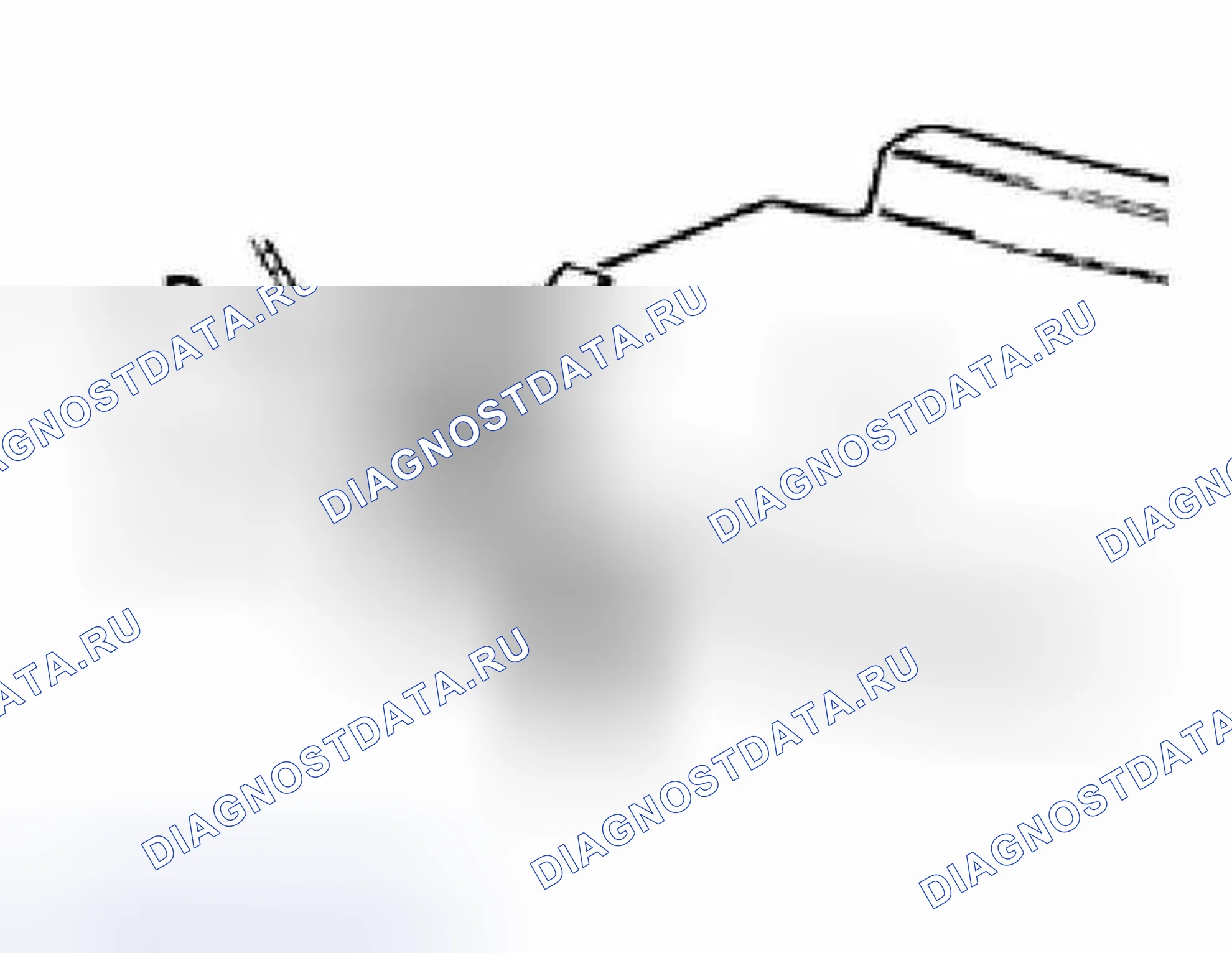 Рис. 36: Планка воздухоотражателя, снятие. Volkswagen Golf Mk3