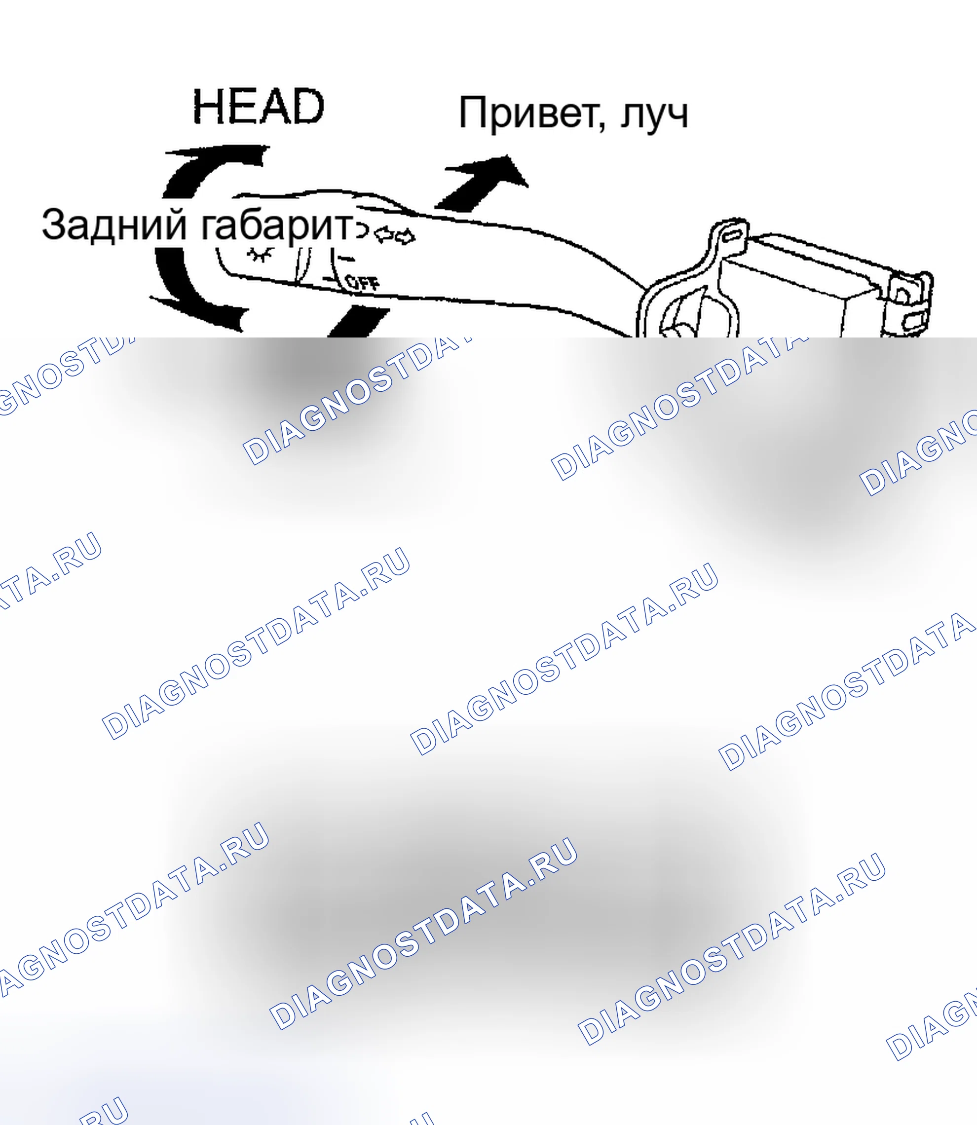 Рис. 3: ПРОВЕРКА внешних осветительных приборов. Toyota Tacoma I рестайлинг