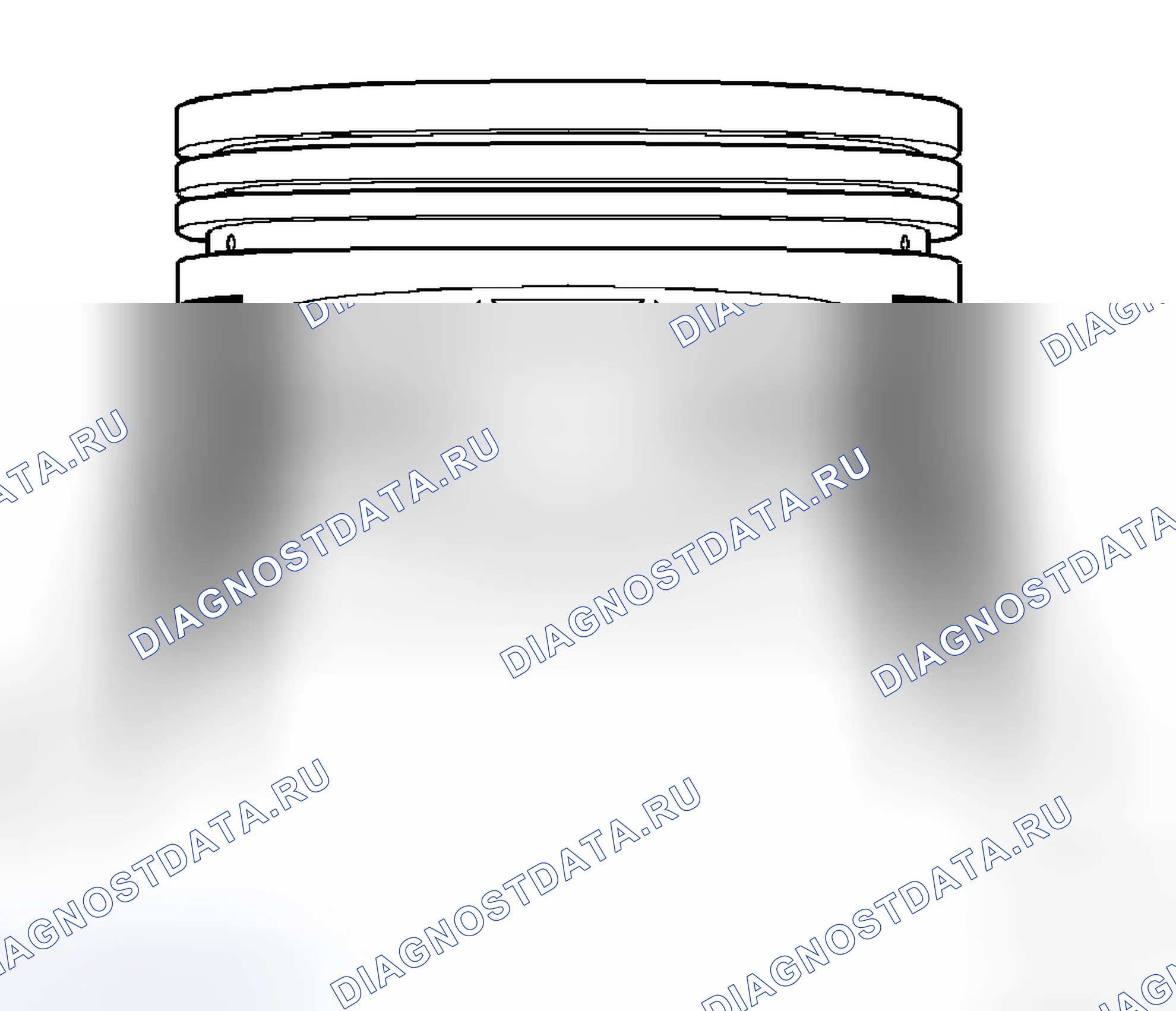 Рис. 391: СТАНДАРТНАЯ ПРОЦЕДУРА - ФИТИНГ ПОРШНЯ. Dodge Magnum I