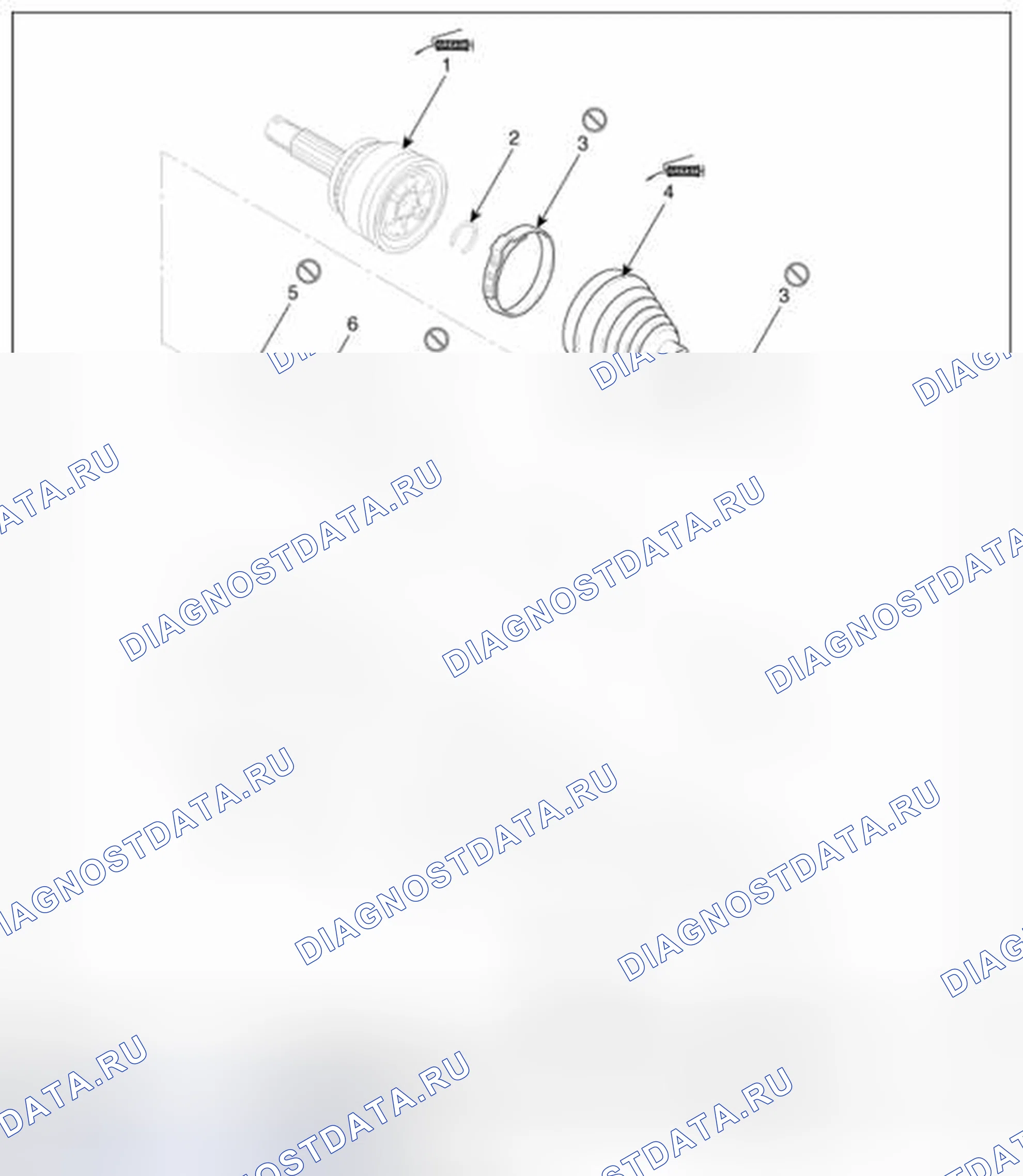 Рис. 44: Компоненты. BMW 6 серия F06/F13/F12